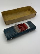 DINKY TOYS MECCANO PLYMOUTH FURY CAR WITH CARDBOARD BOTTOM OF BOX