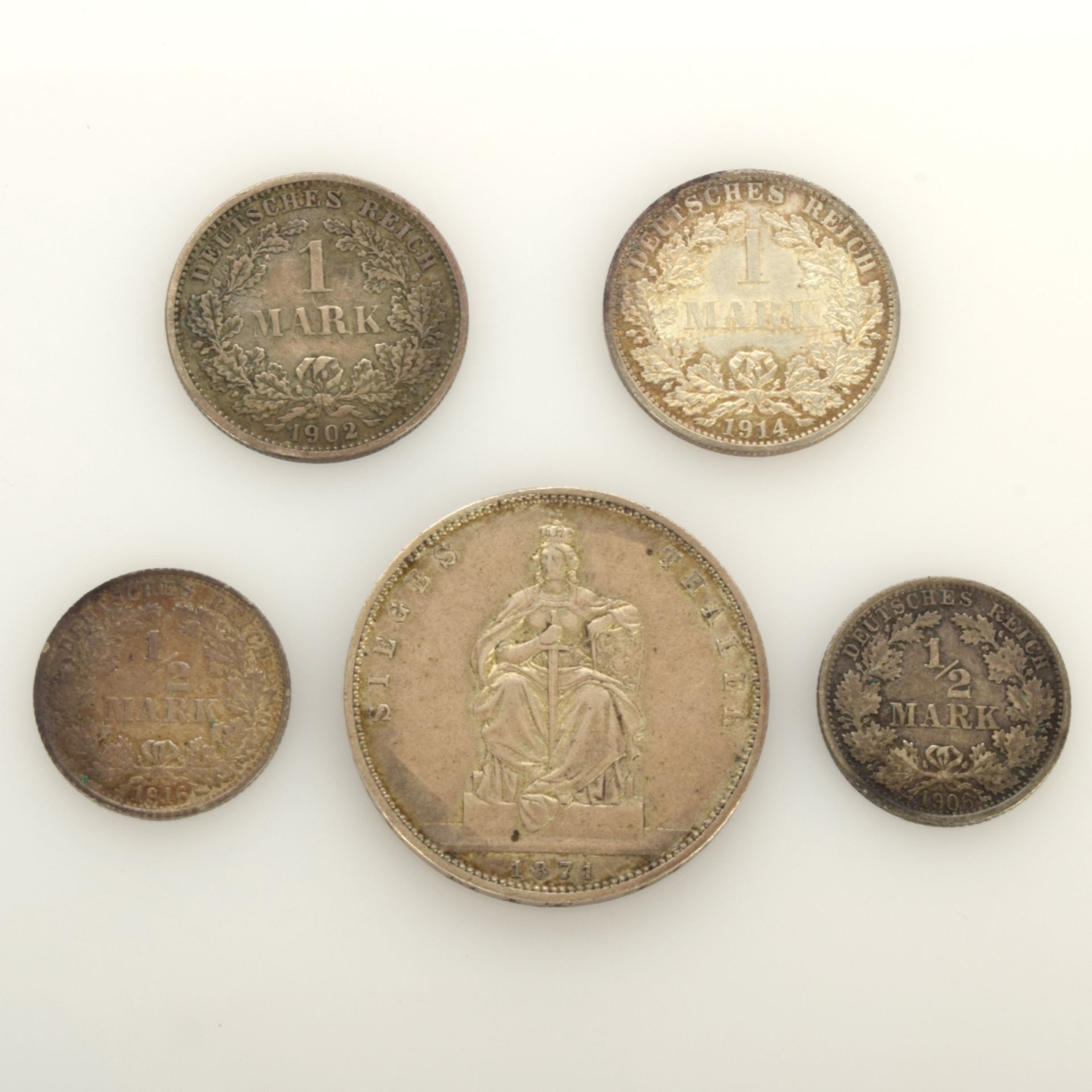 Fünf Münzen Preußen - Bild 4 aus 4