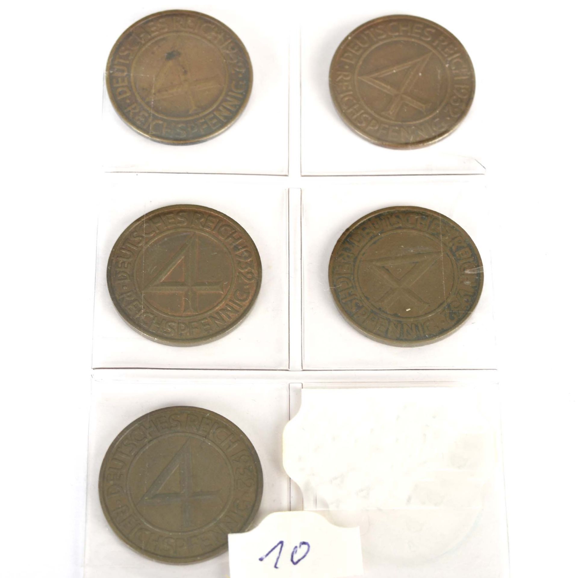 Konvolut Kleinmünzen 1932 - Bild 3 aus 3