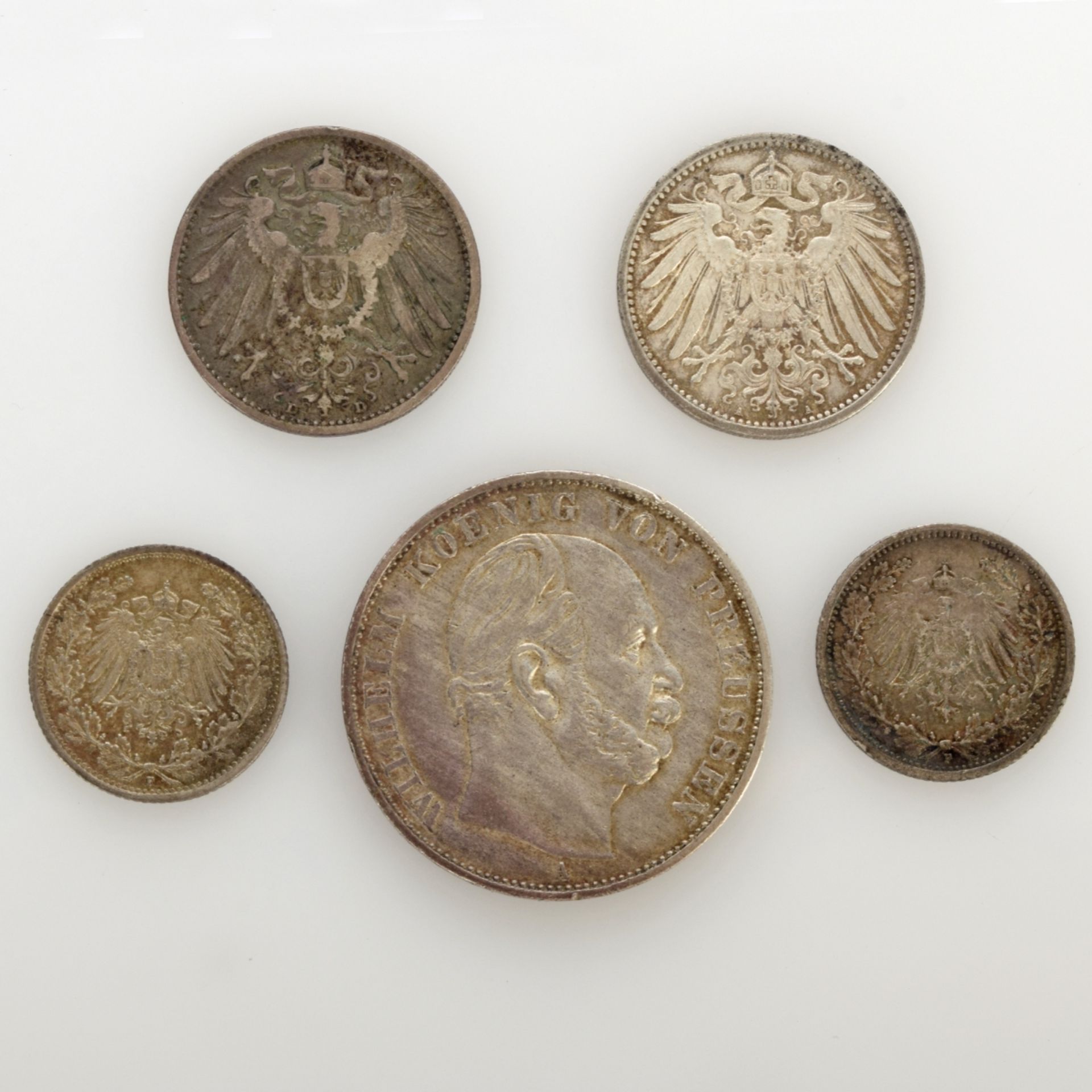 Fünf Münzen Preußen - Bild 2 aus 4