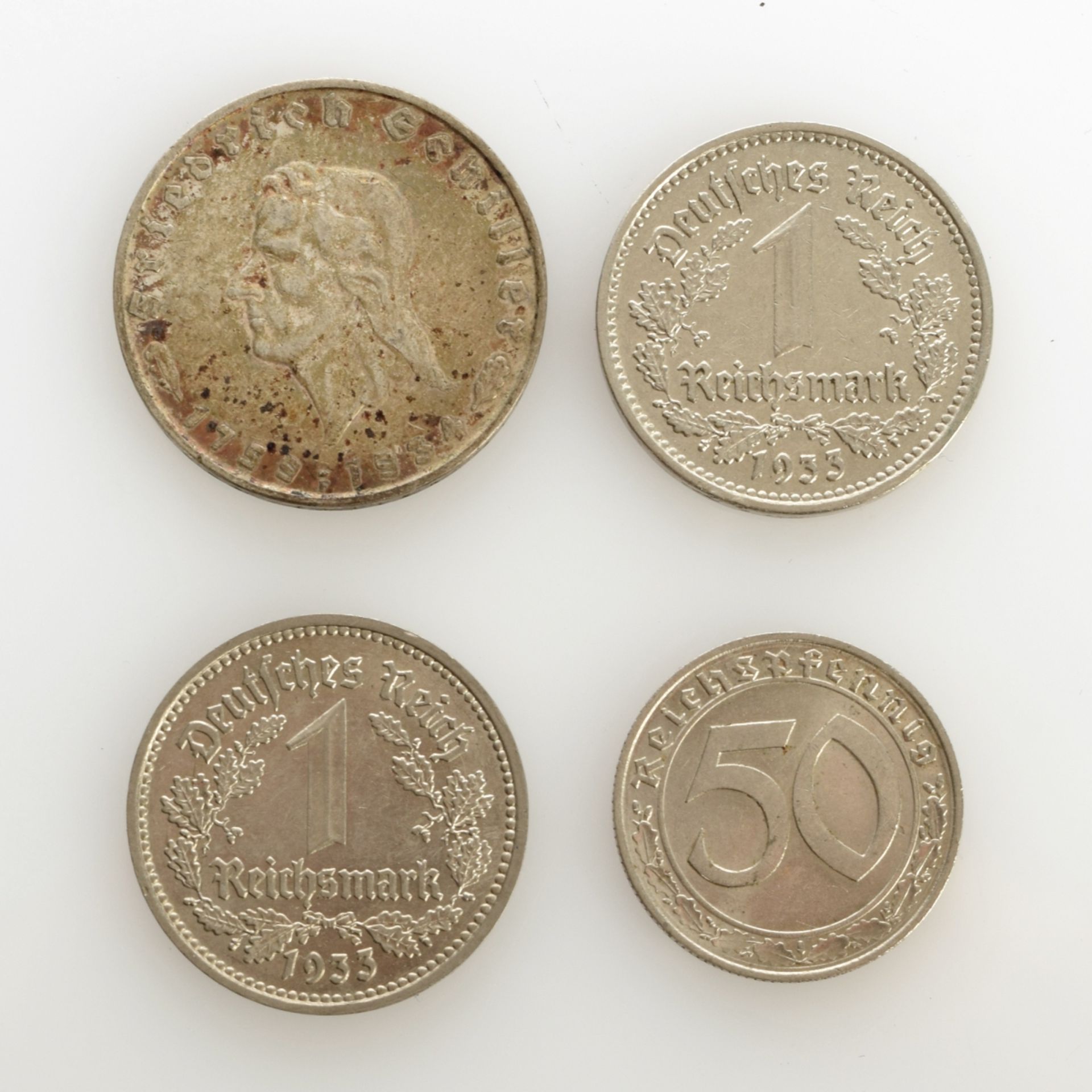 Vier Münzen 1930er Jahre - Bild 2 aus 3