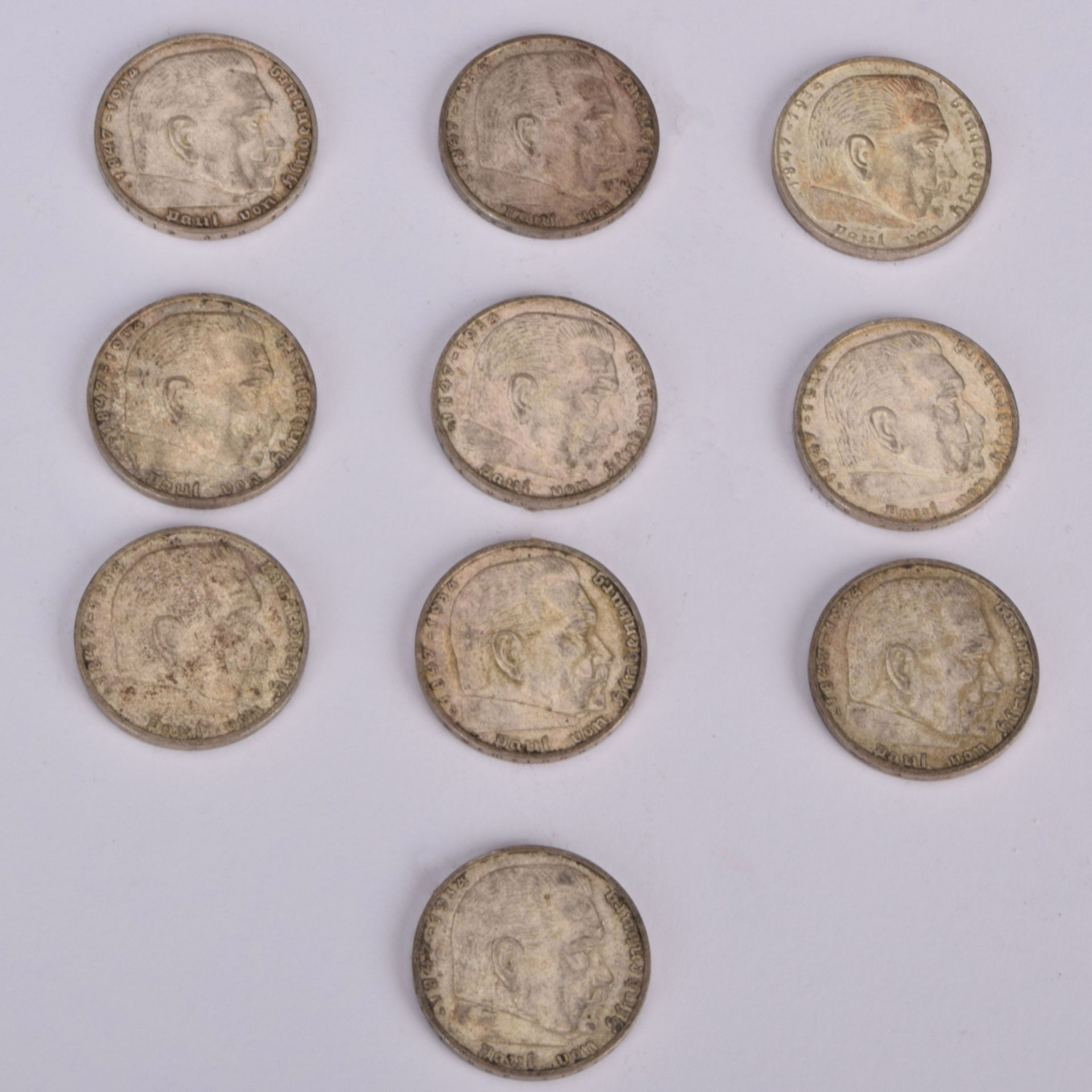 Konvolut 2 Mark-Münzen Deutsches Reich - Bild 2 aus 3