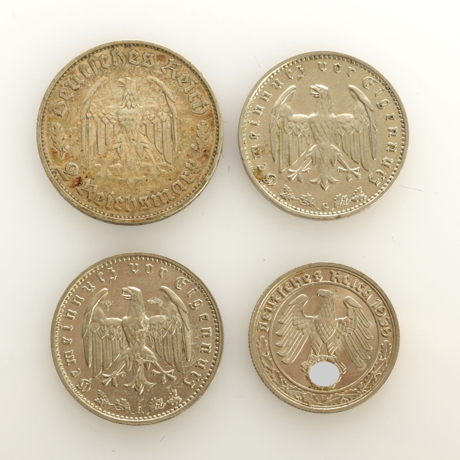 Vier Münzen 1930er Jahre - Bild 3 aus 3