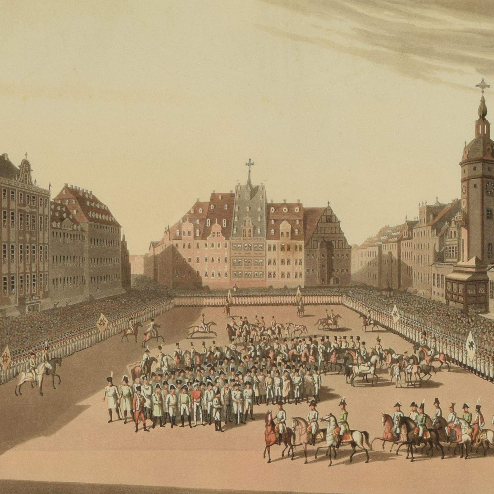 Leipzig Marktplatz 1813