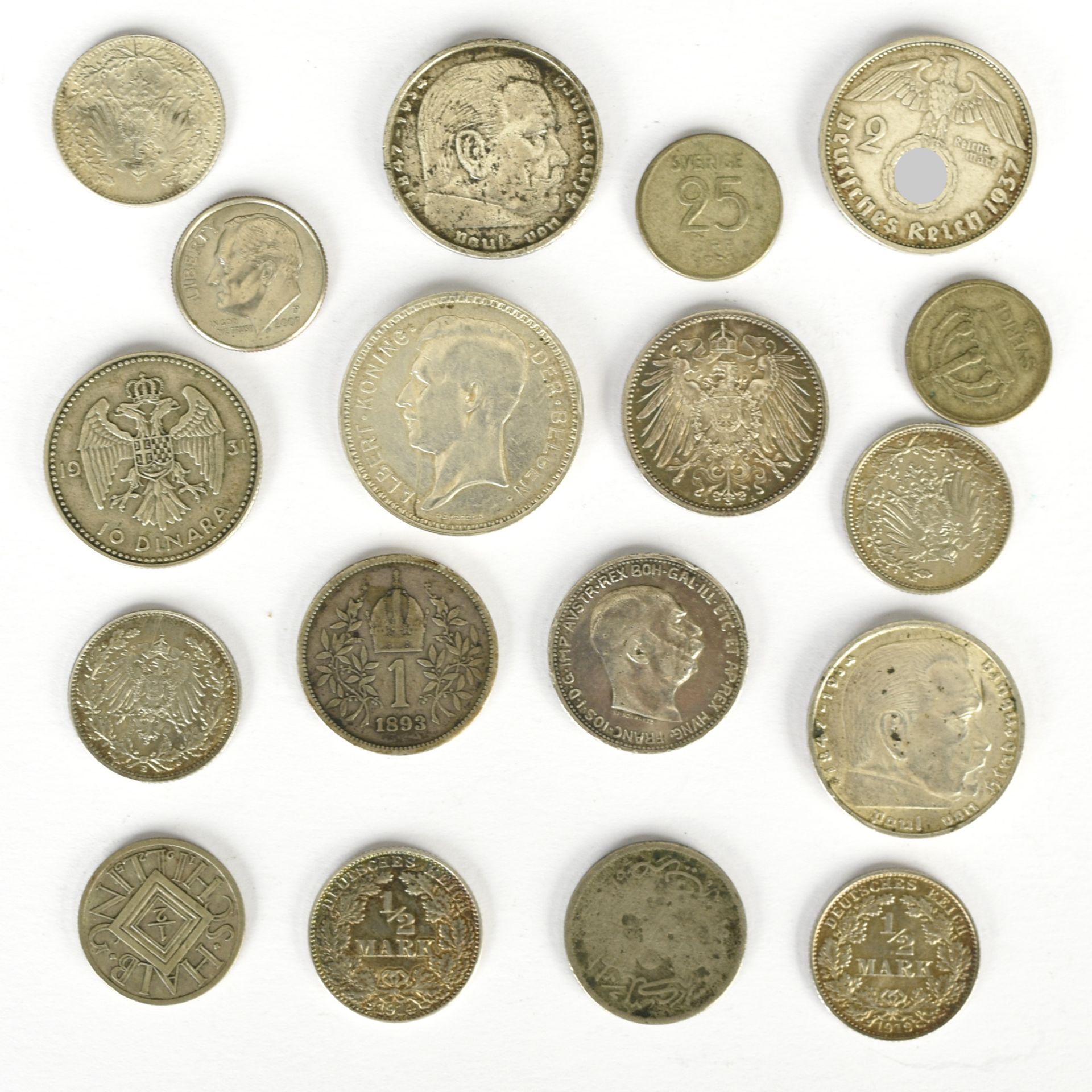 Konvolut Silbermünzen - Bild 3 aus 3