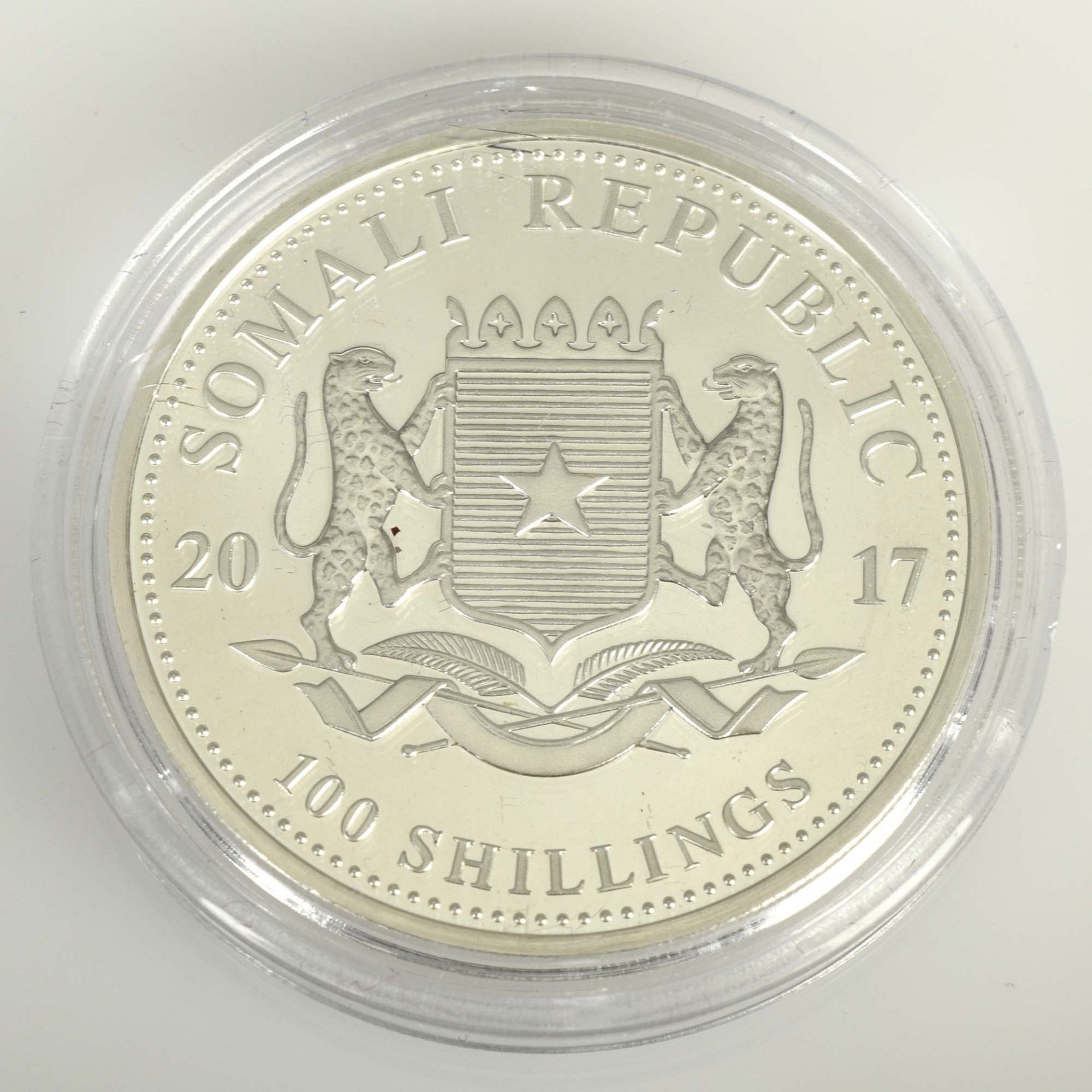 Silbermünze Somalia - Bild 3 aus 3