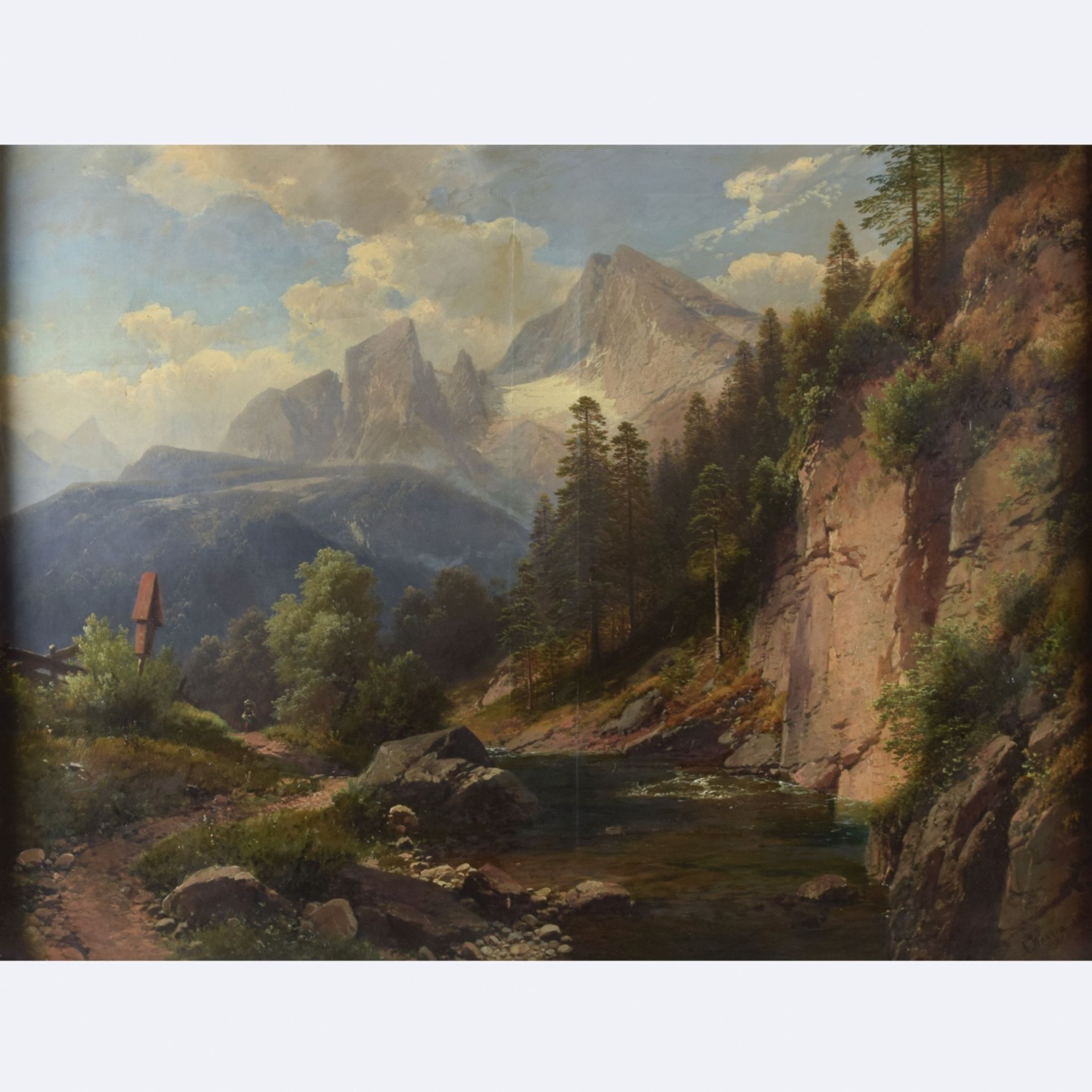 Waagen, Adalbert (1833 München - 1898 Berchtesgaden) - Bild 4 aus 4