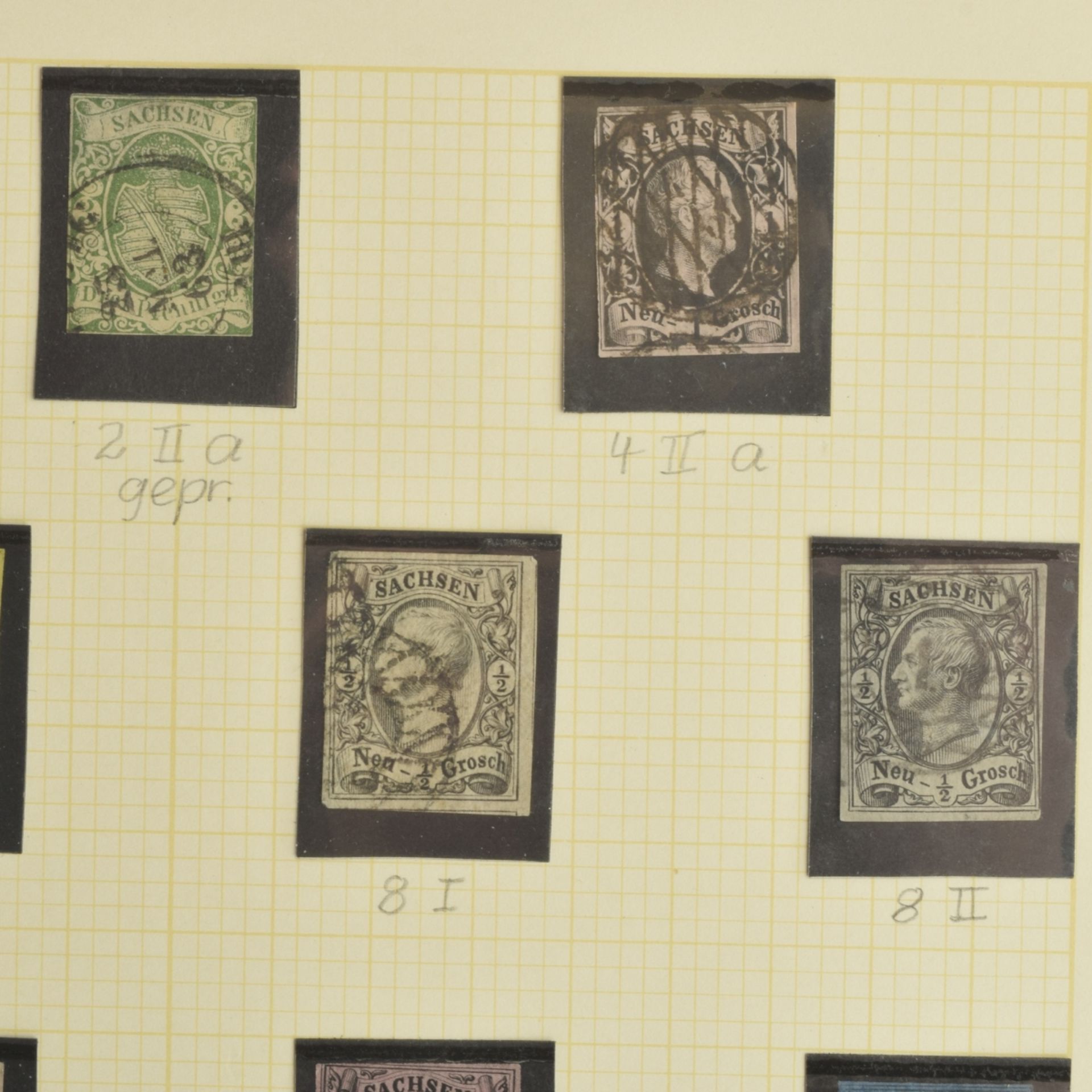 Sammlungauflösung Briefmarken Königreich Sachsen  - Bild 5 aus 7