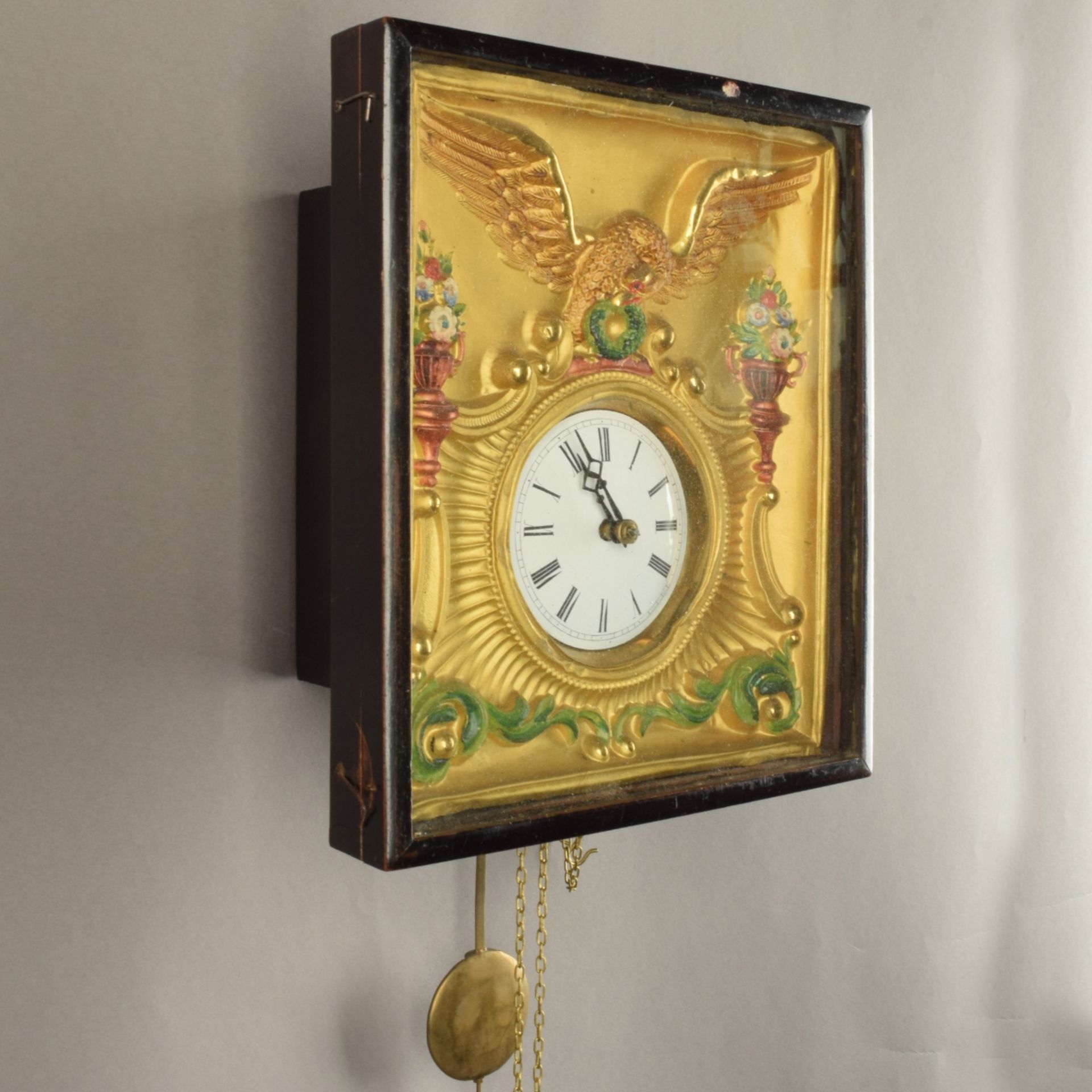 Spätbiedermeier-Rahmenuhr - Image 3 of 3