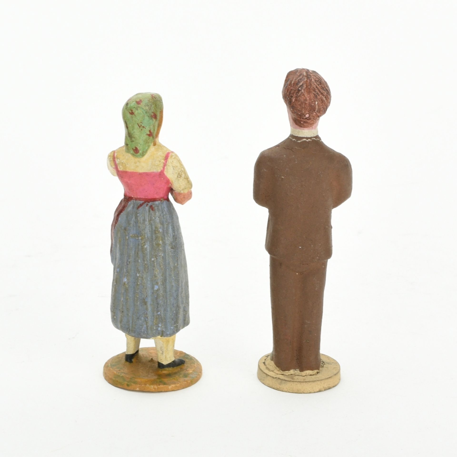 Paar erzgebirgische Aufstellfiguren - Image 4 of 6