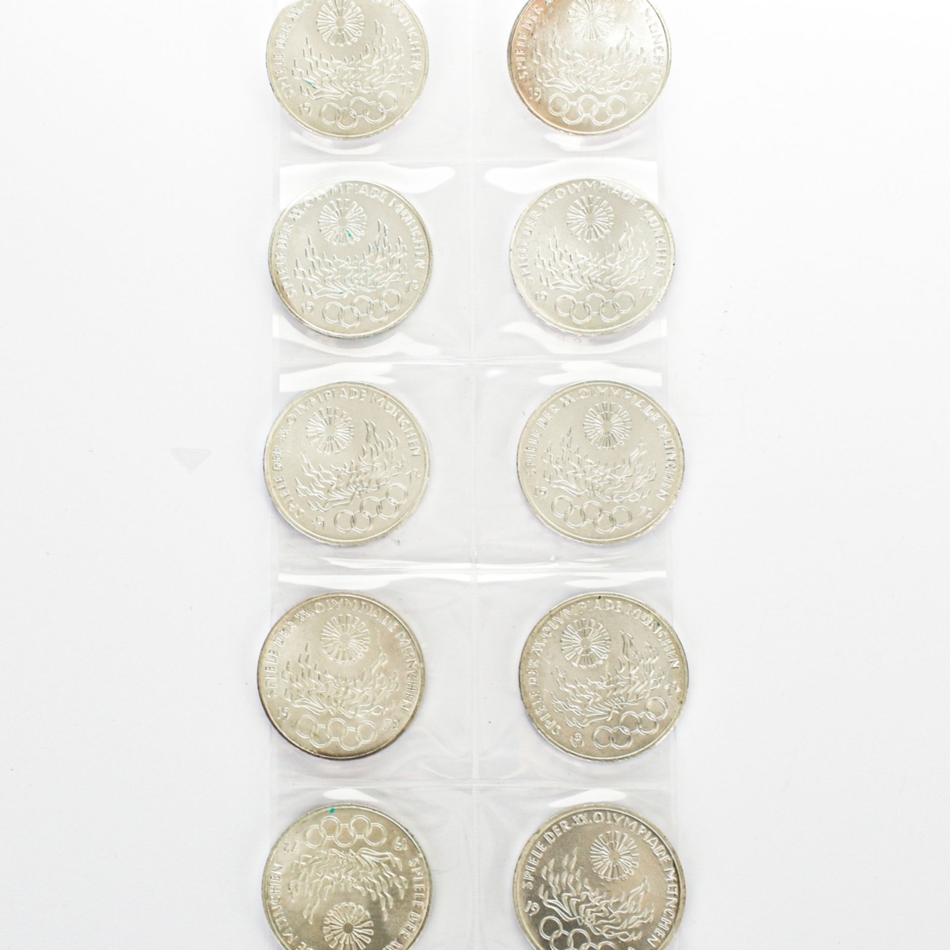 Konvolut 10 DM-Gedenkmünzen