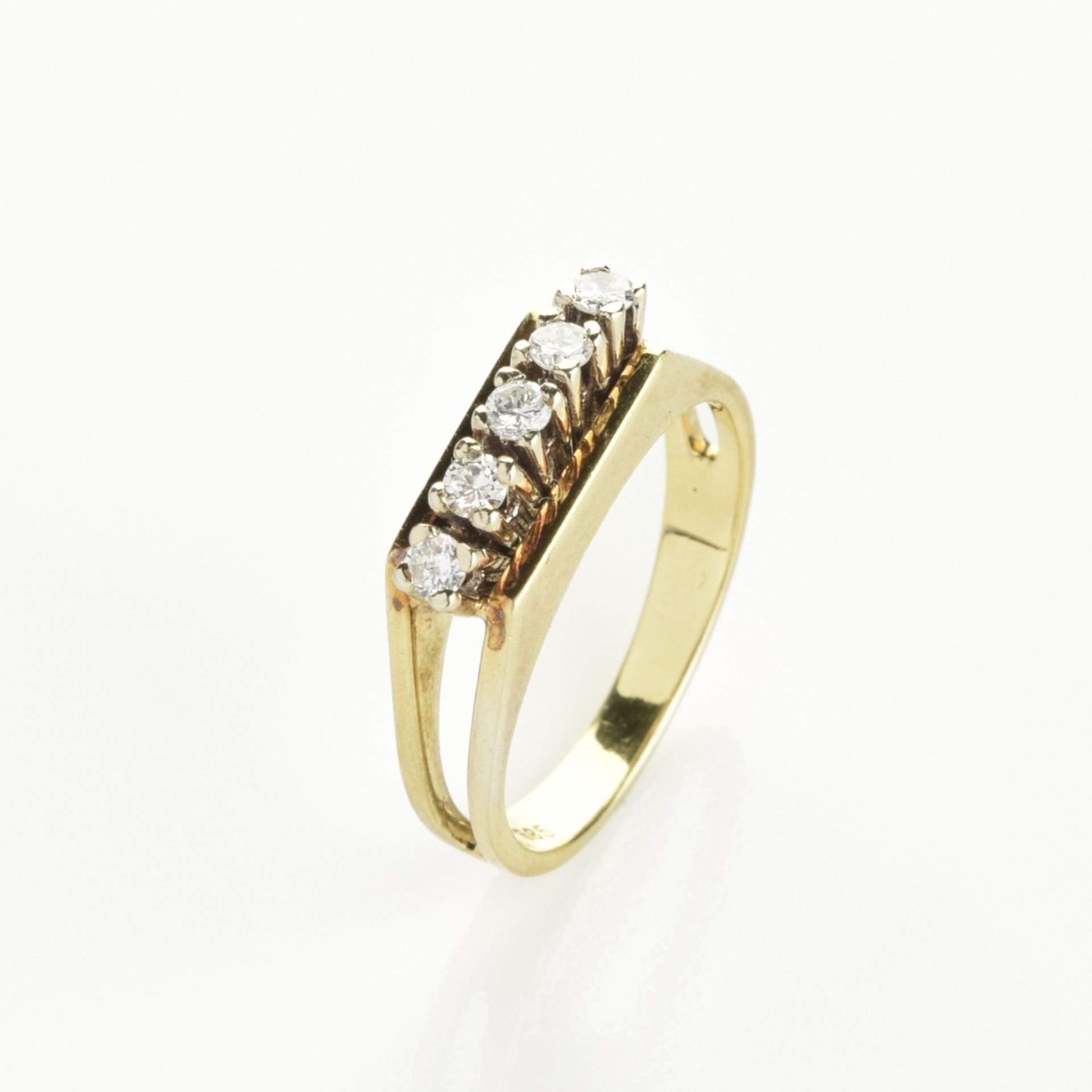 Brillant-Gelbgoldring - Image 2 of 6