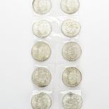Konvolut 10 DM-Gedenkmünzen