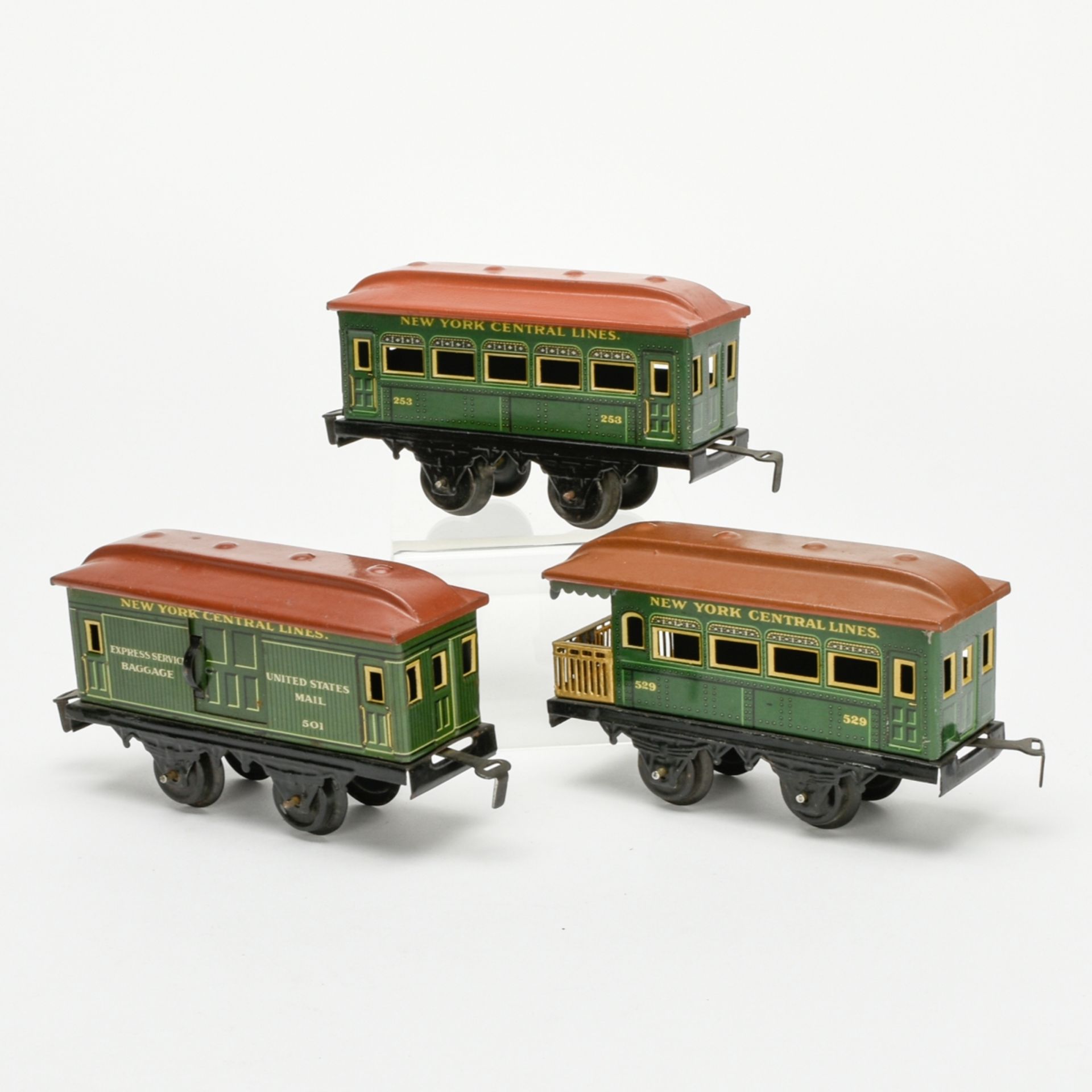 Drei Eisenbahnwaggons - Image 4 of 4