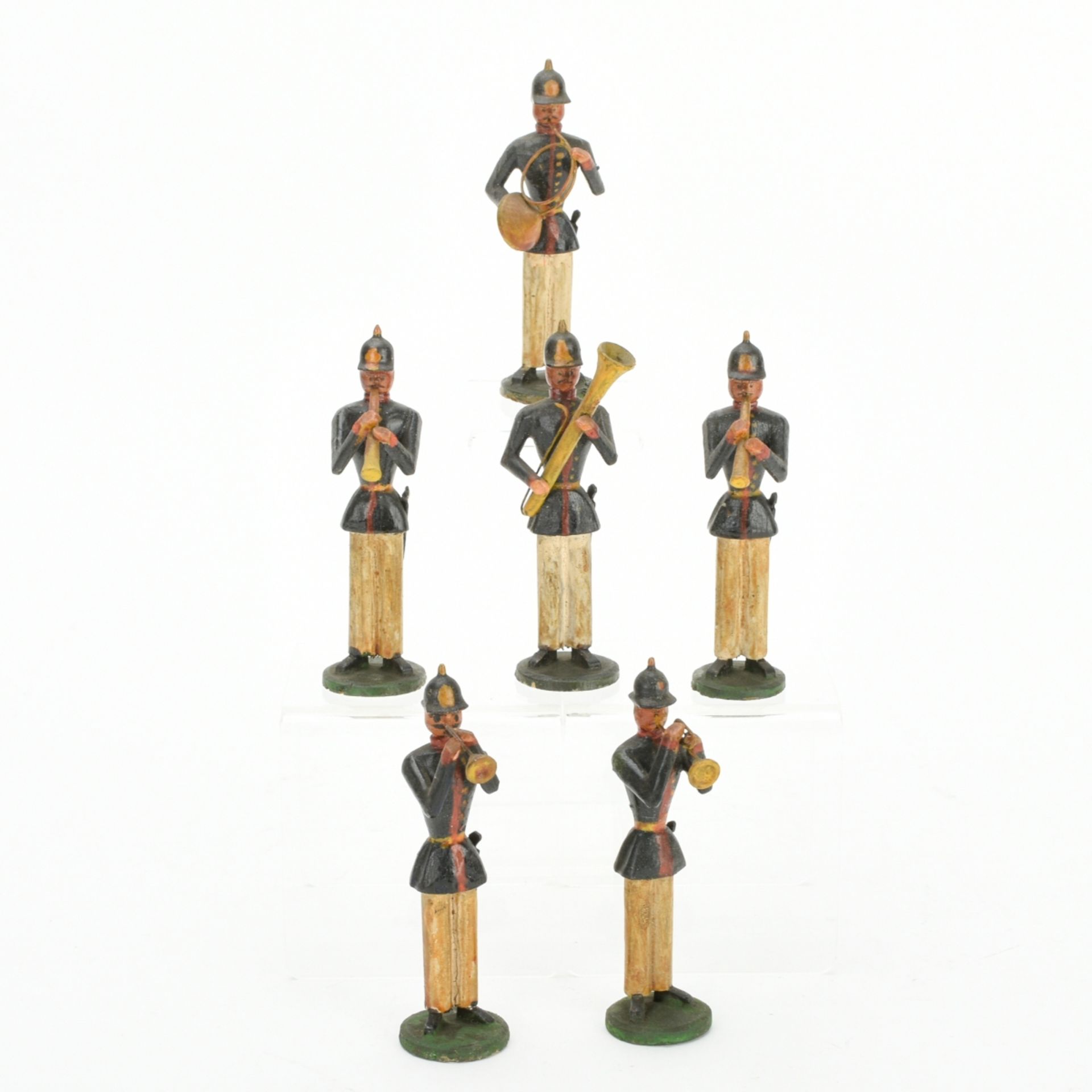 Sechs erzgebirgische Aufstellfiguren - Image 3 of 7