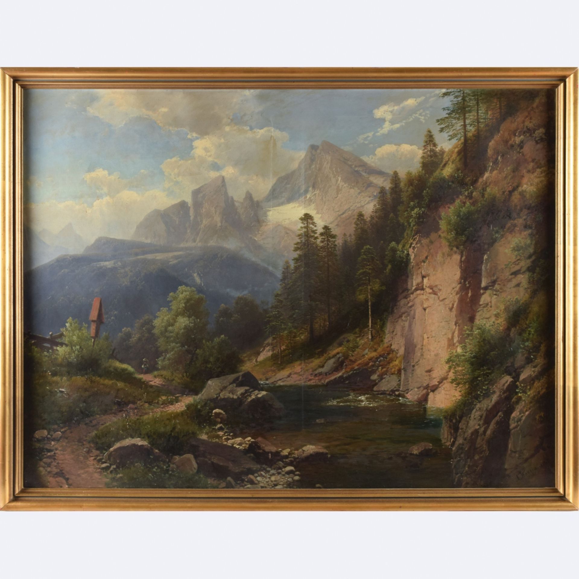 Waagen, Adalbert (1833 München - 1898 Berchtesgaden) - Image 2 of 4