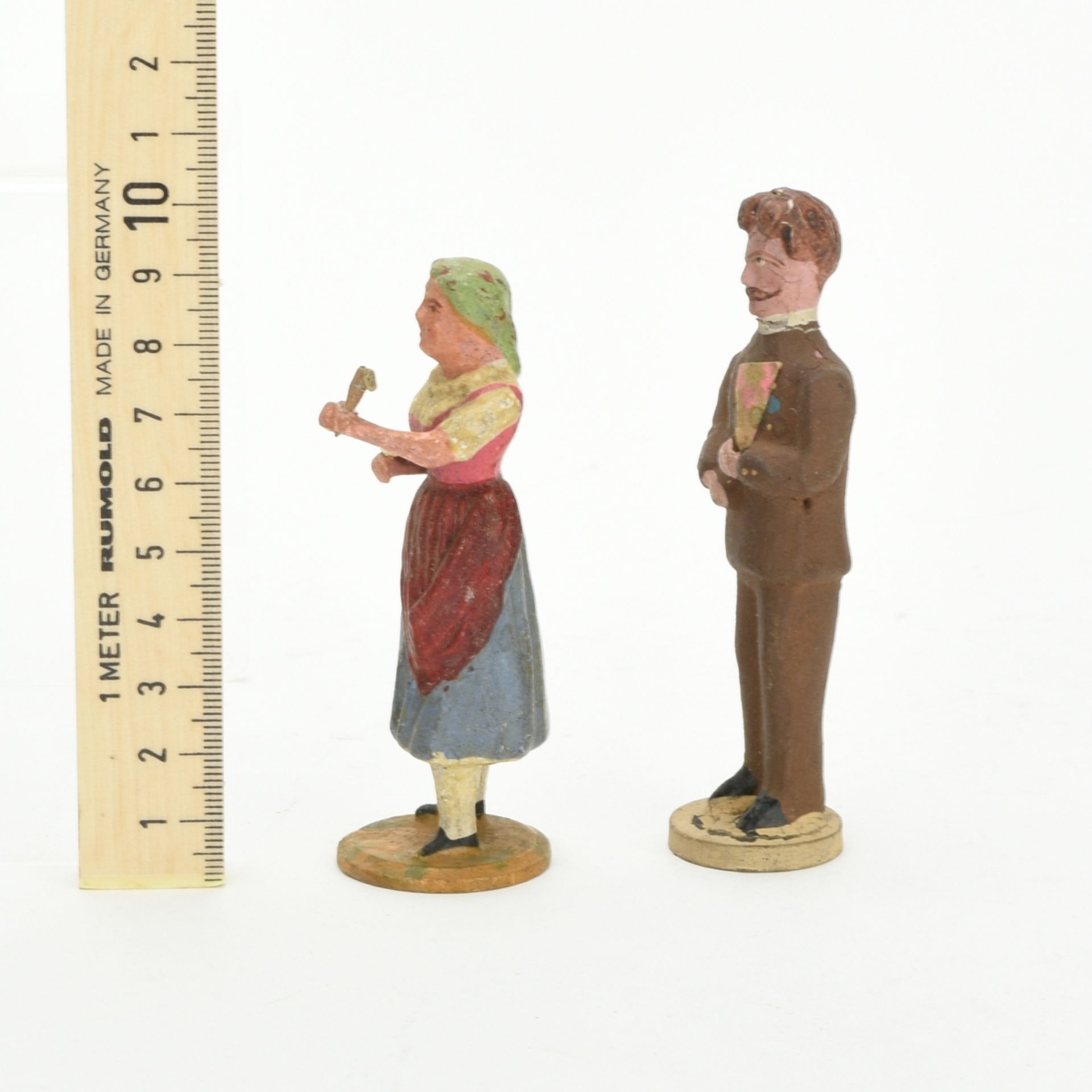 Paar erzgebirgische Aufstellfiguren - Image 6 of 6