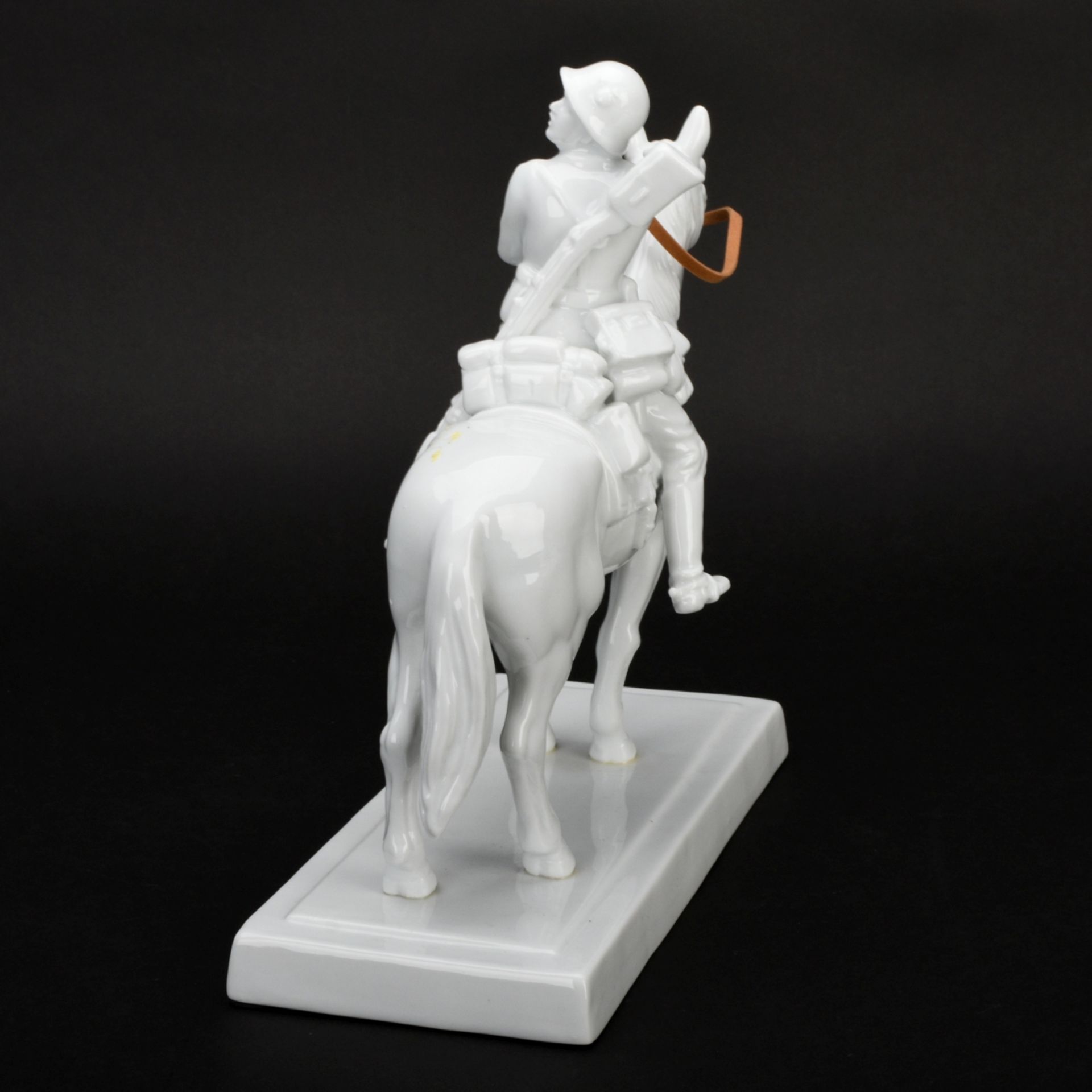 Porzellanfigur Soldat zu Pferde - Image 5 of 5