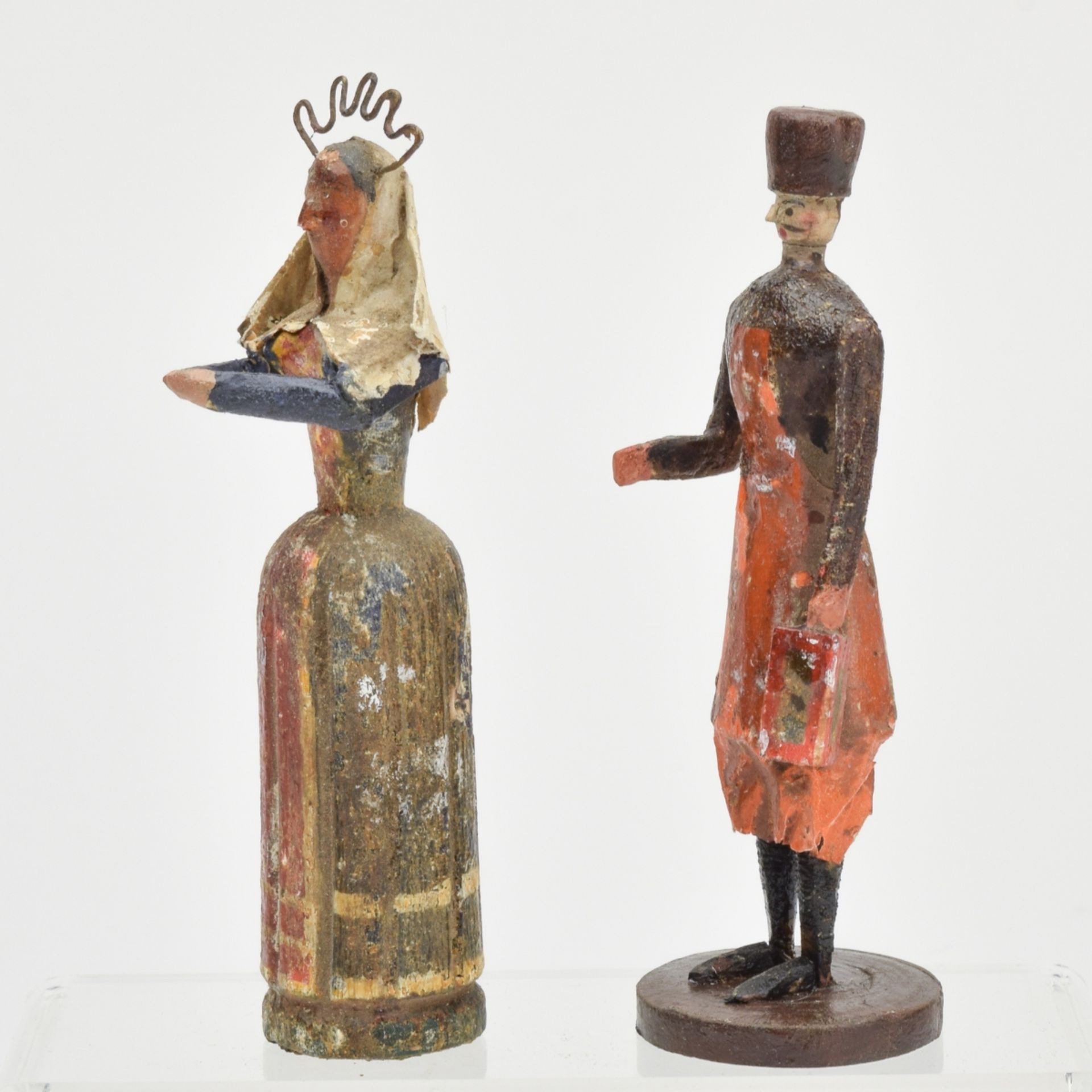 Paar erzgebirgische Aufstellfiguren - Image 6 of 6