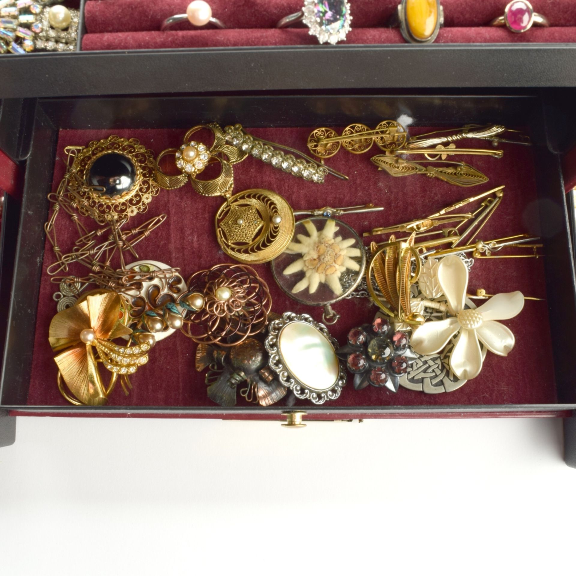 Konvolut Modeschmuck im Koffer - Bild 5 aus 8