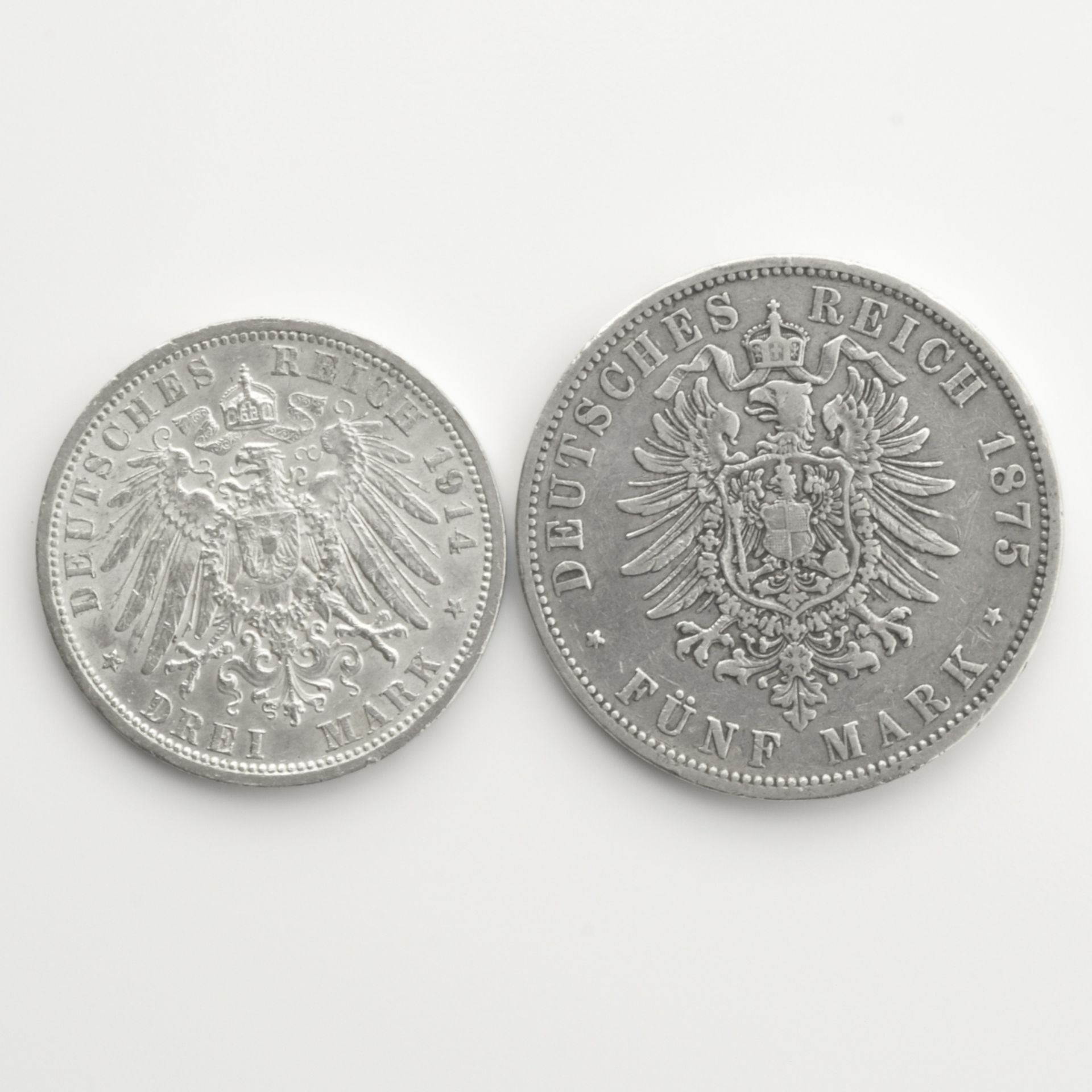 3-Mark und 5-Mark Preußen - Bild 2 aus 3