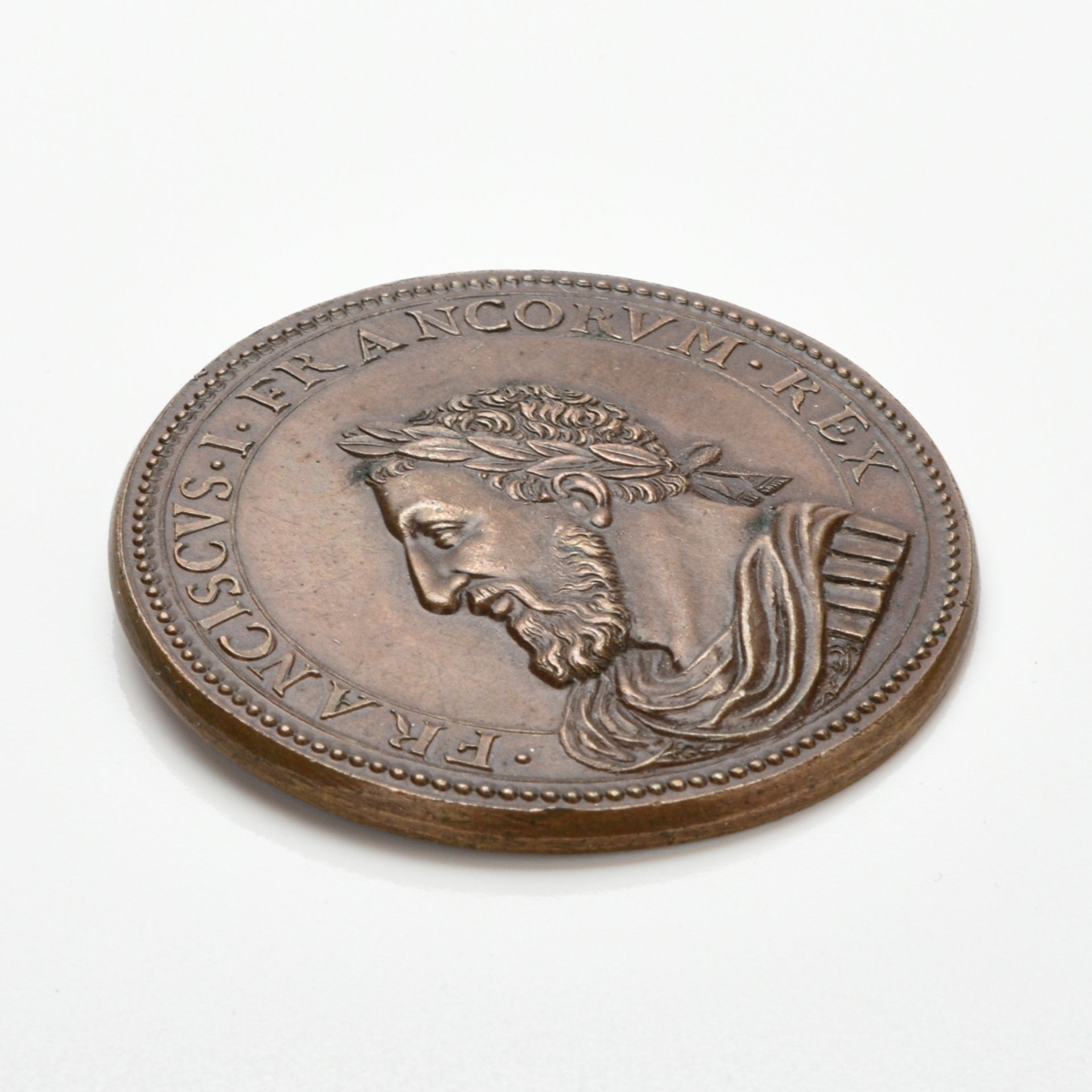 Bronzemedaille Franz I. - Image 2 of 4