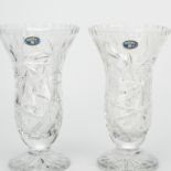 Kristall-Vasenpaar