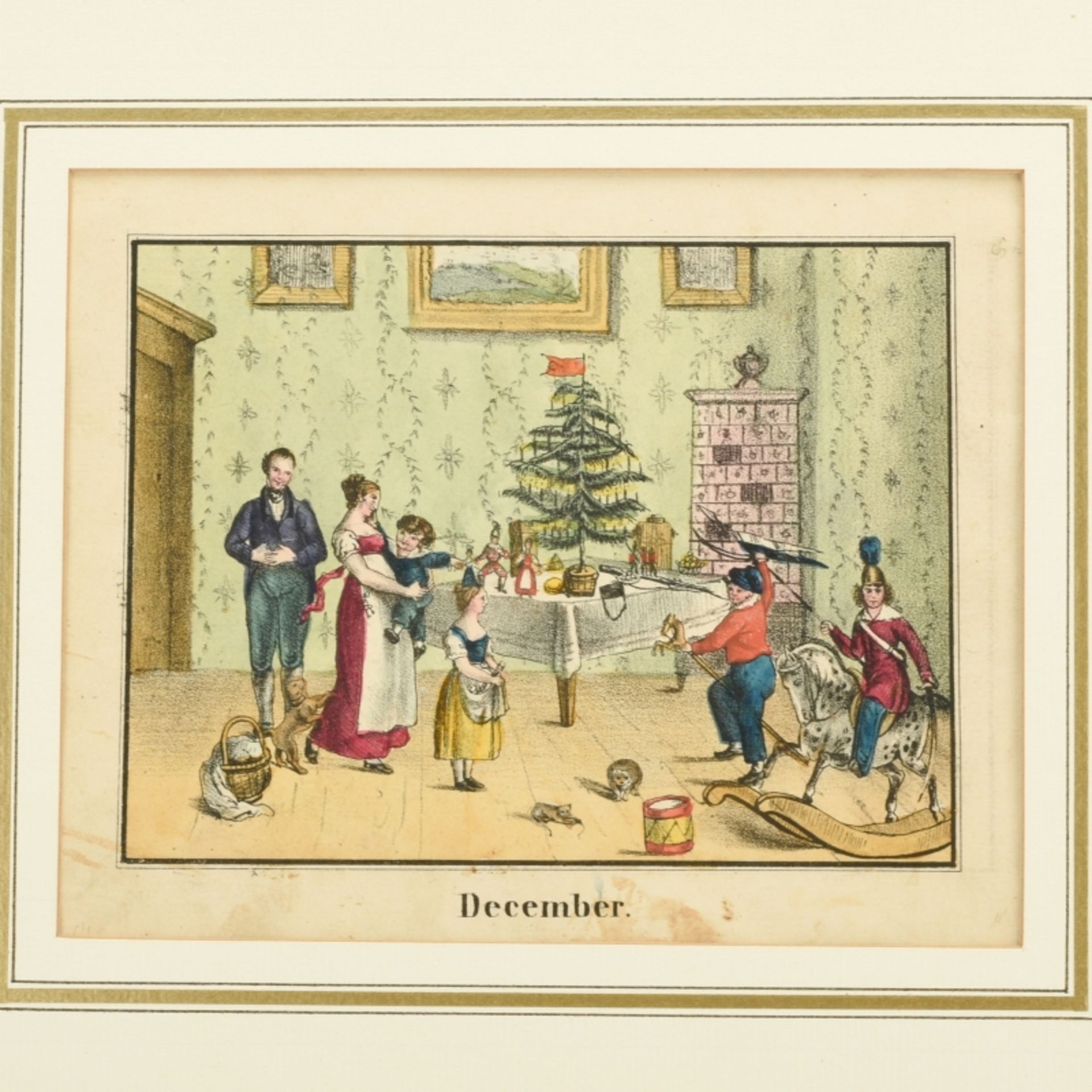 Biedermeier-Weihnachtsdarstellung - Image 2 of 3