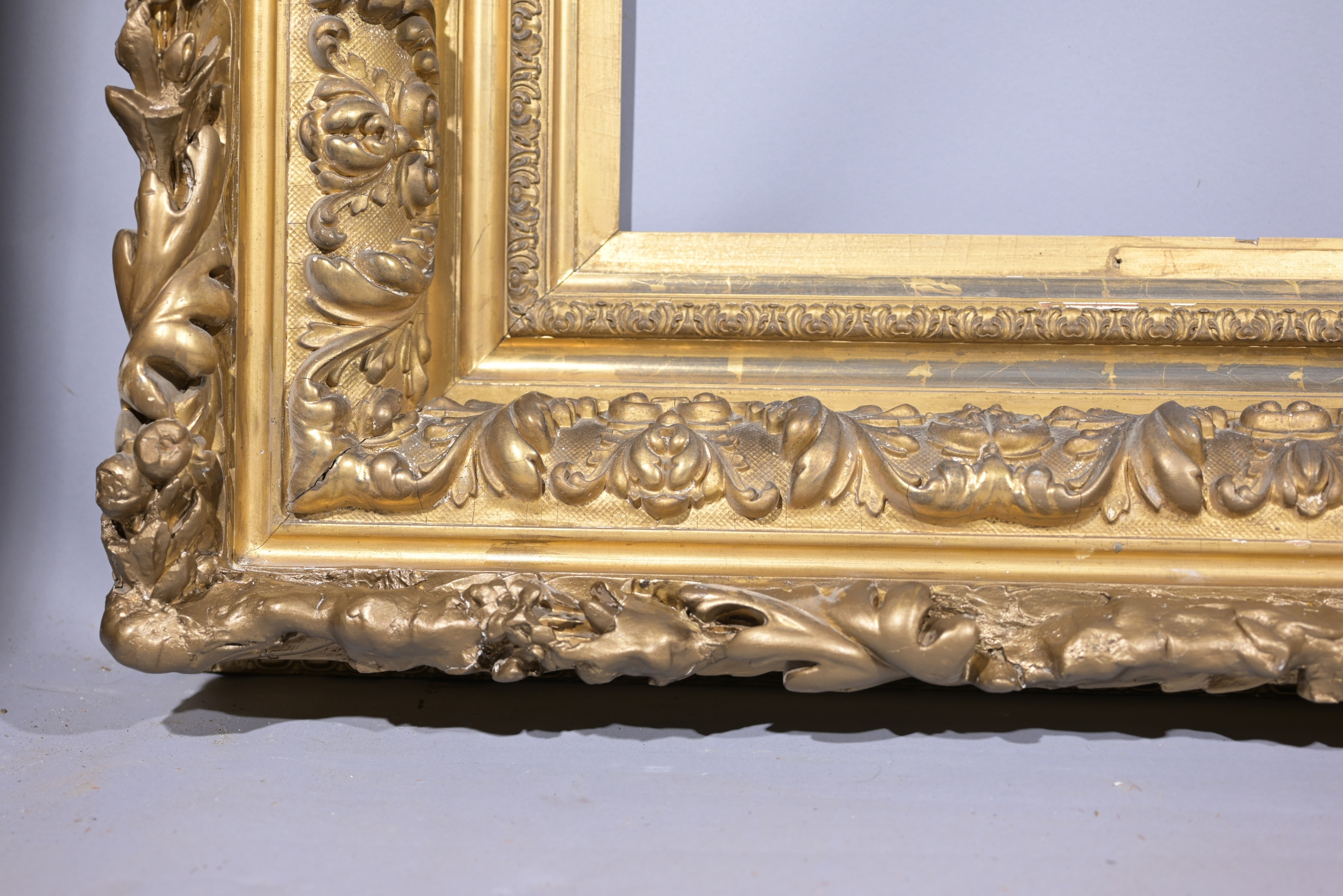 American 1880's Large Gilt Frame - 33 1/8 x 23 - Image 6 of 8