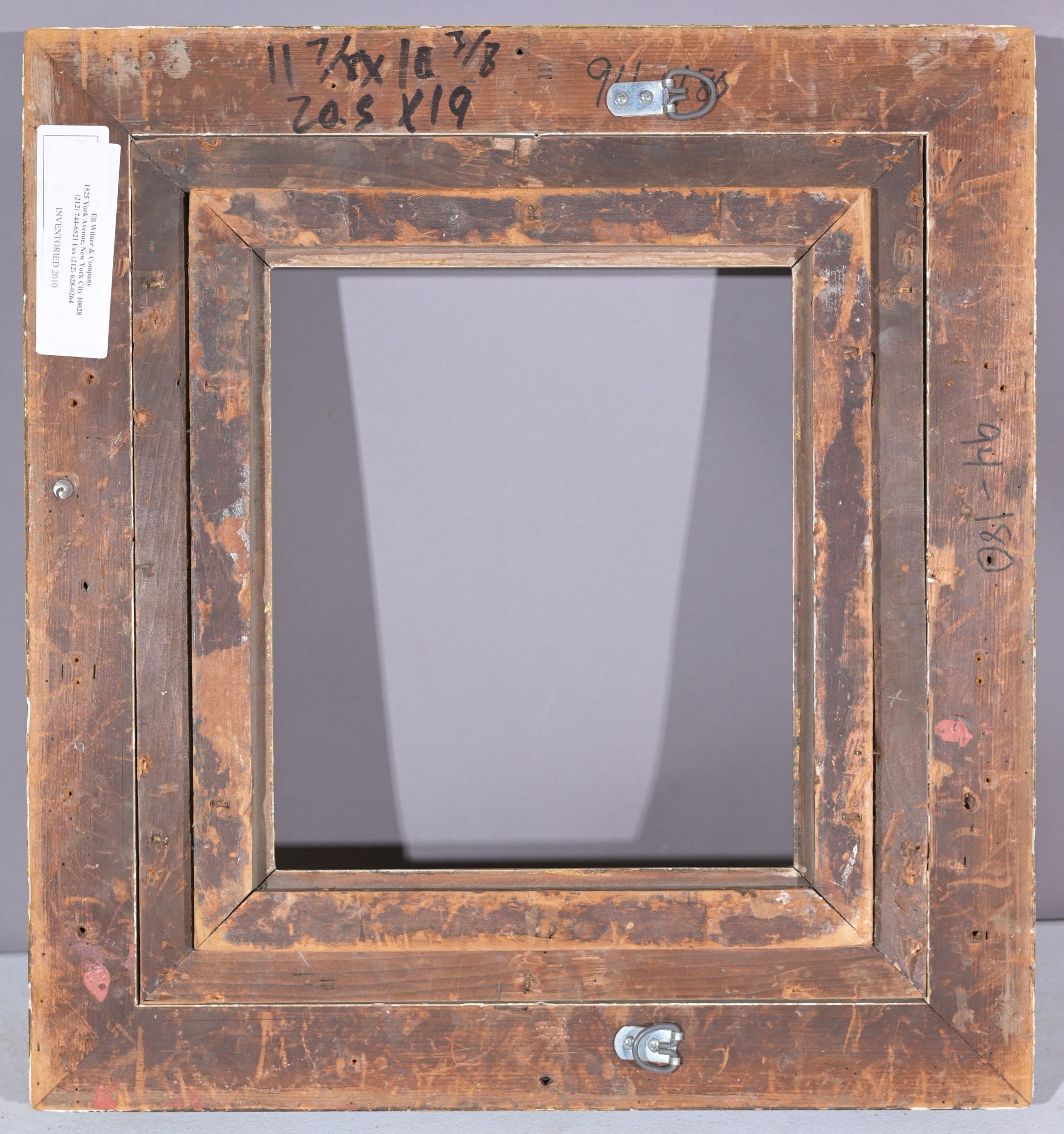 American 1880's Barbizon Frame - 11 7/8 x 10 3/8 - Image 8 of 8