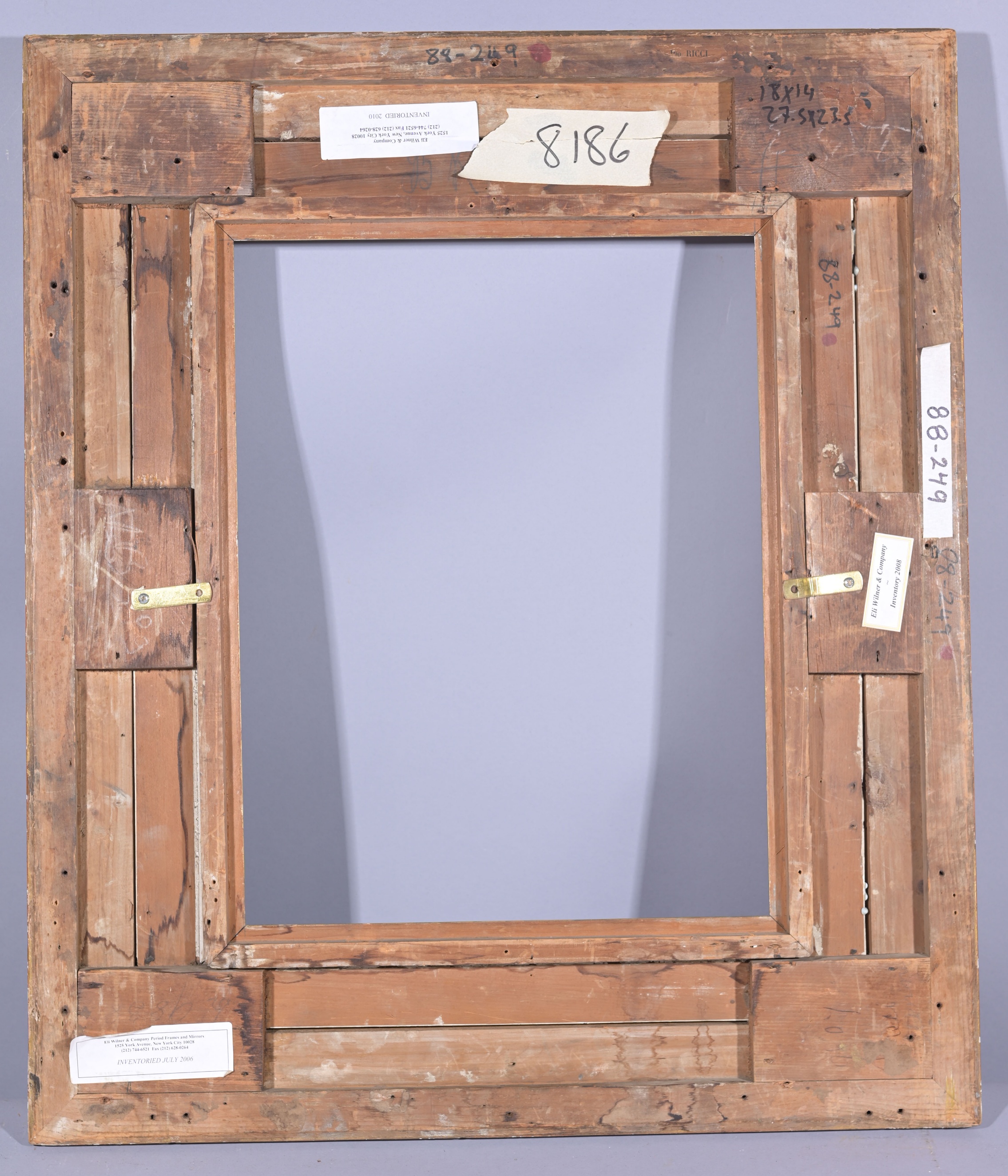 French 1880's Gilt Wood Frame - 18 x 14 - Image 8 of 8