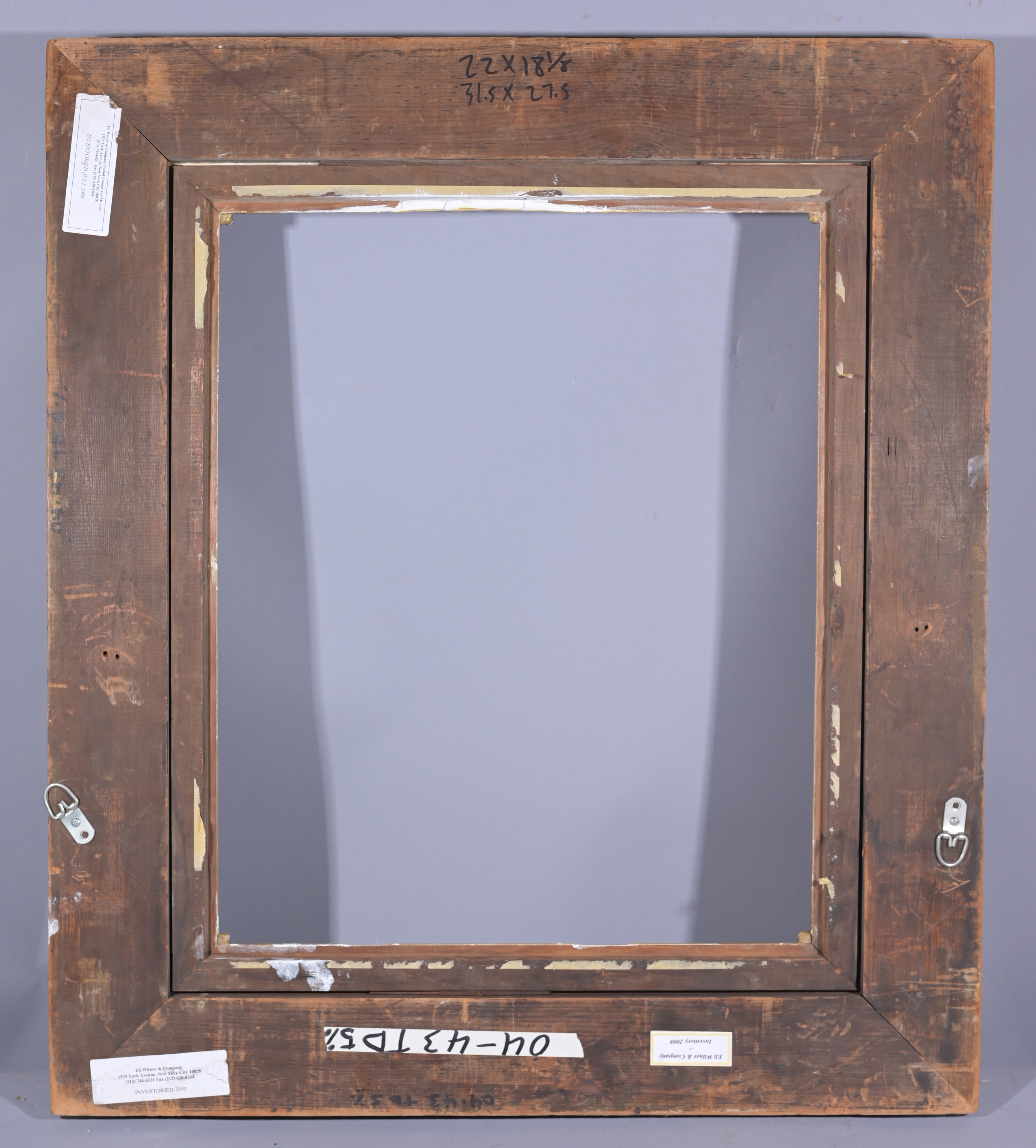 19th C. American School Gilt Frame- 22 x 18 1/8 - Image 8 of 8