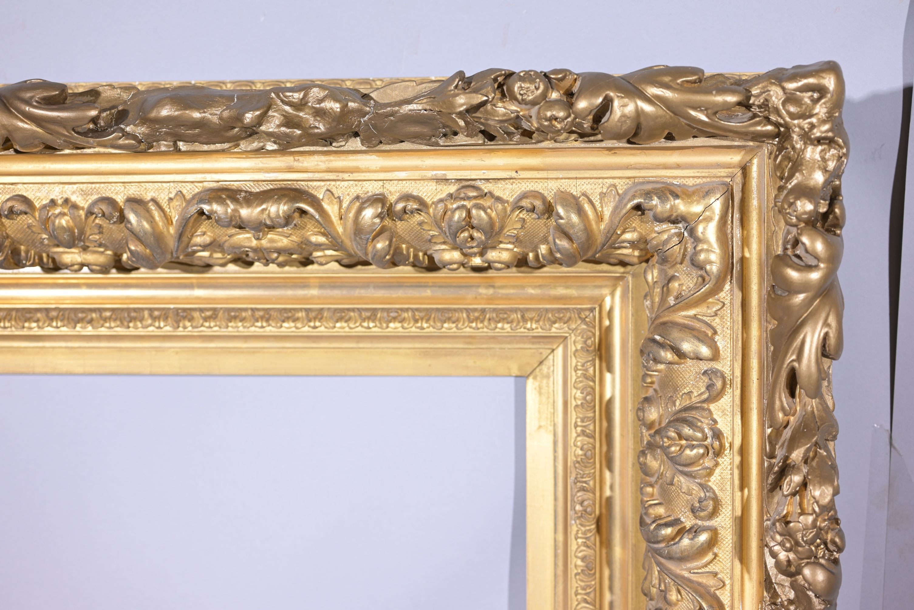 American 1880's Large Gilt Frame - 33 1/8 x 23 - Image 4 of 8