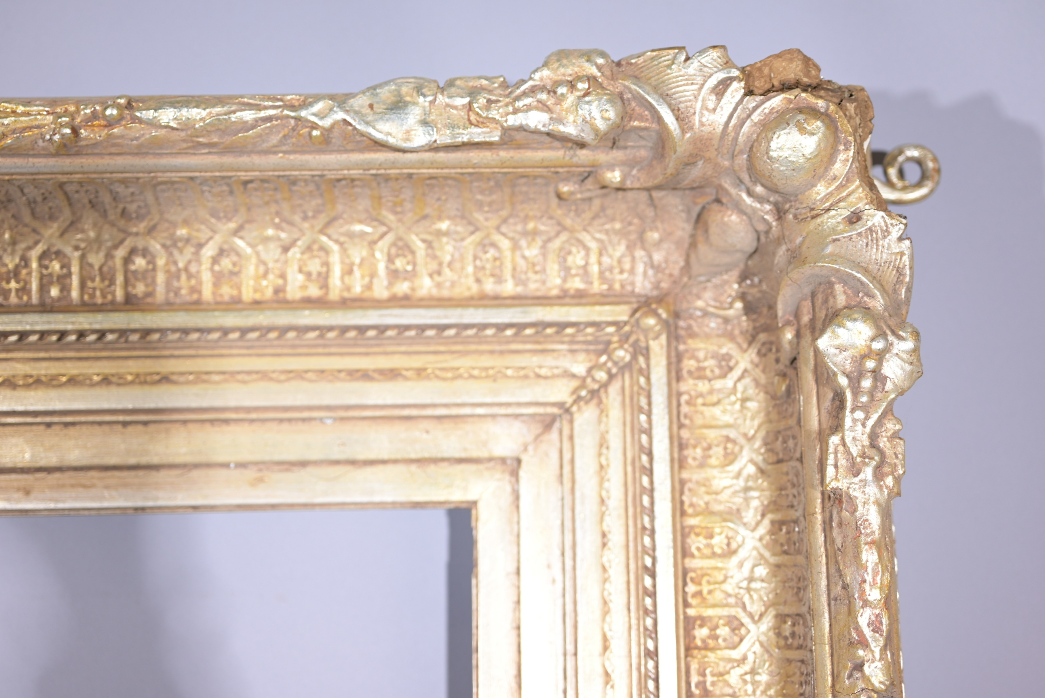 Monumental European Silver Frame - 70.25 x 36 3/8 - Image 4 of 8