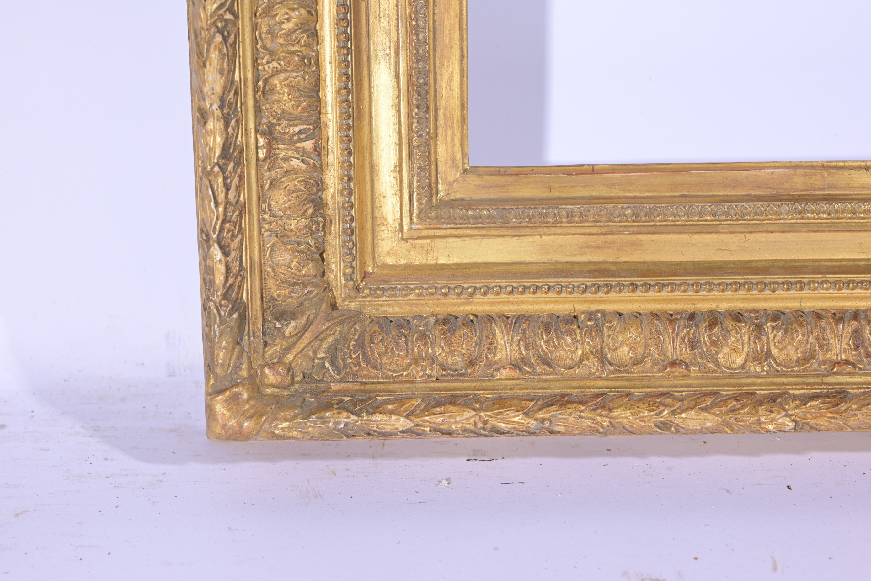 French,19th century Gilt Wood Frame - 28 x 18 - Image 6 of 9