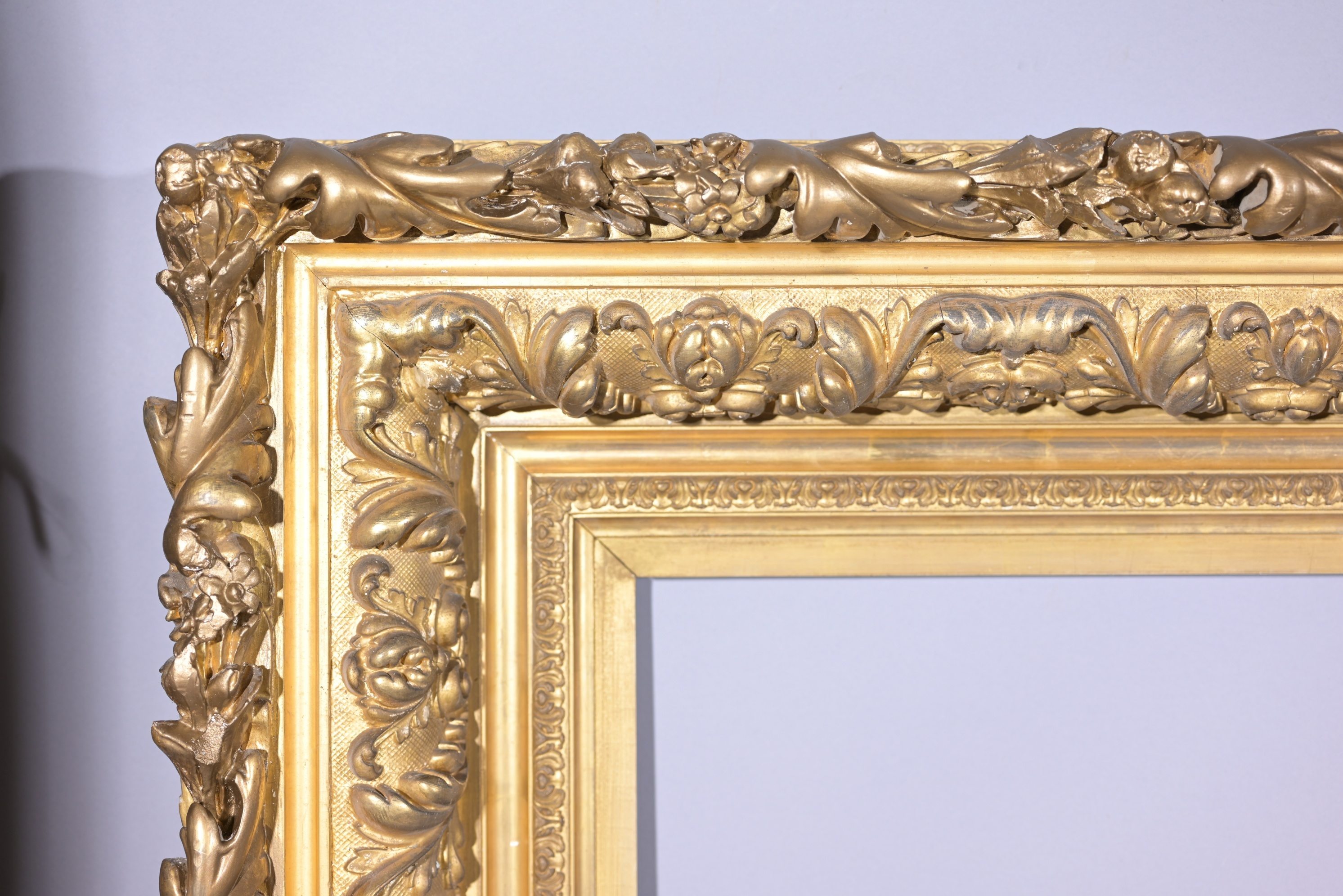 American 1880's Large Gilt Frame - 33 1/8 x 23 - Image 3 of 8