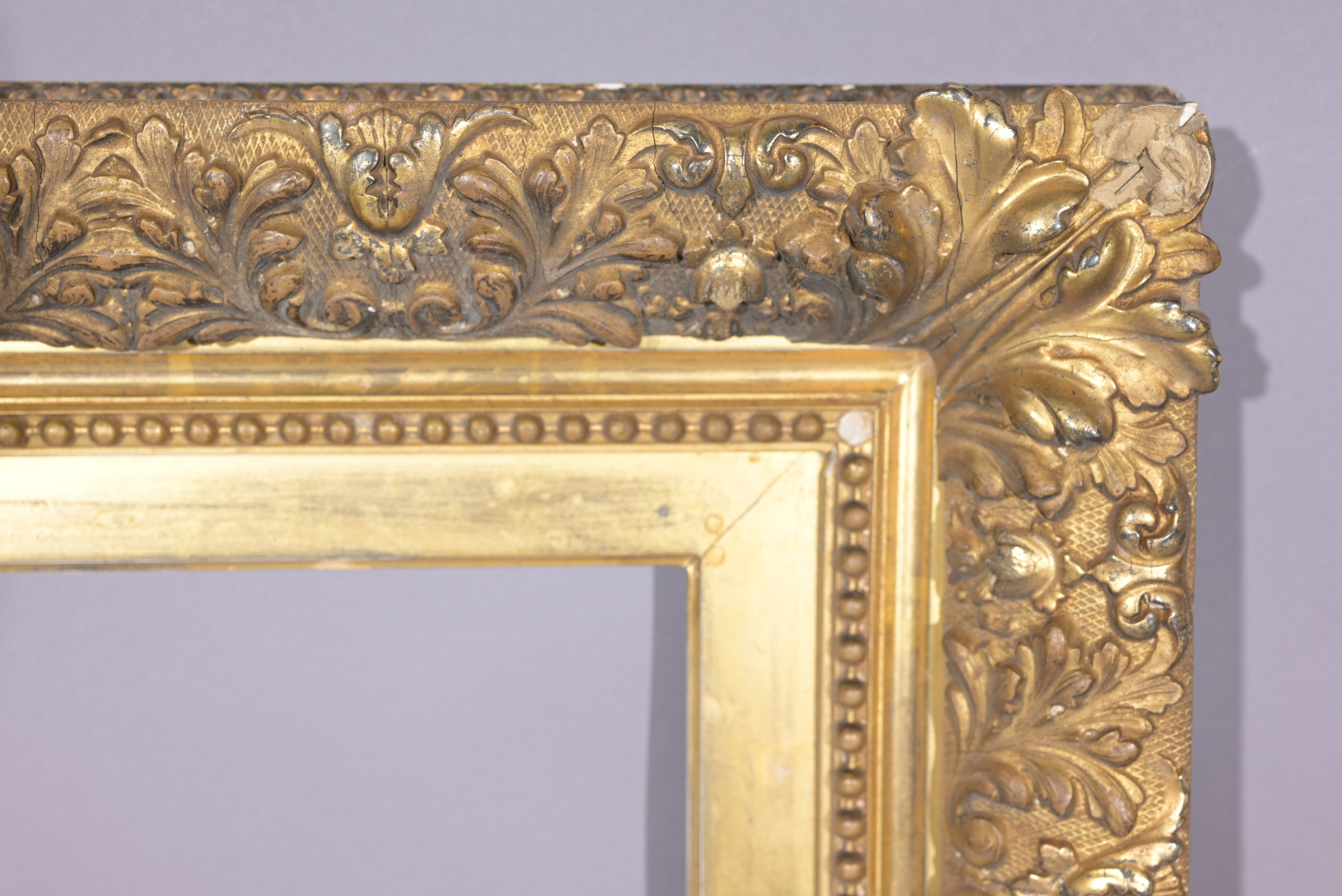 American 1880's Barbizon Frame - 11 7/8 x 10 3/8 - Image 4 of 8