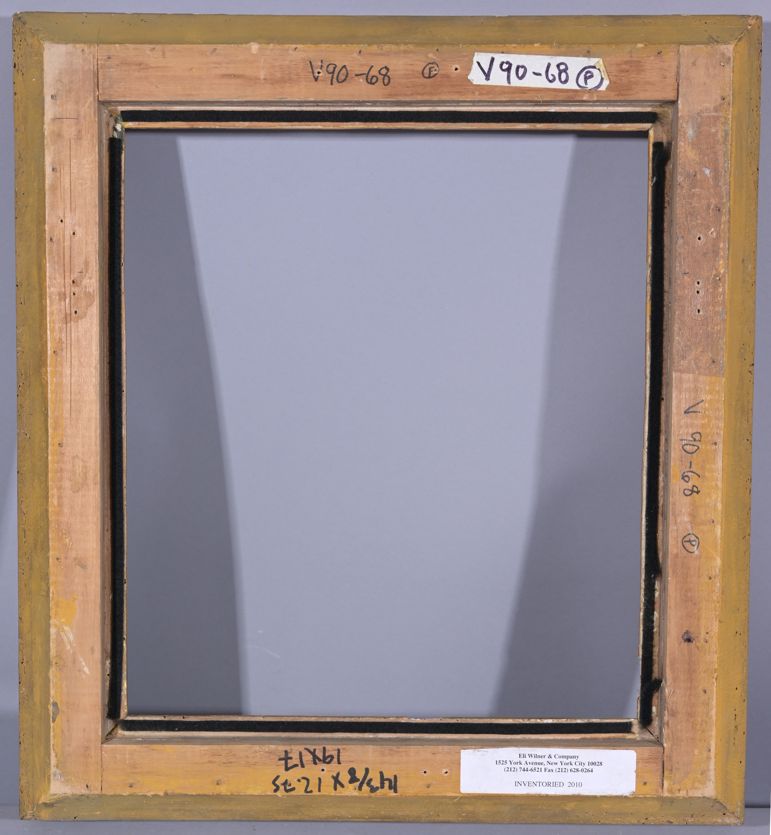 19th C. European Gilt Frame- 14 3/8 x 12.75 - Image 7 of 7