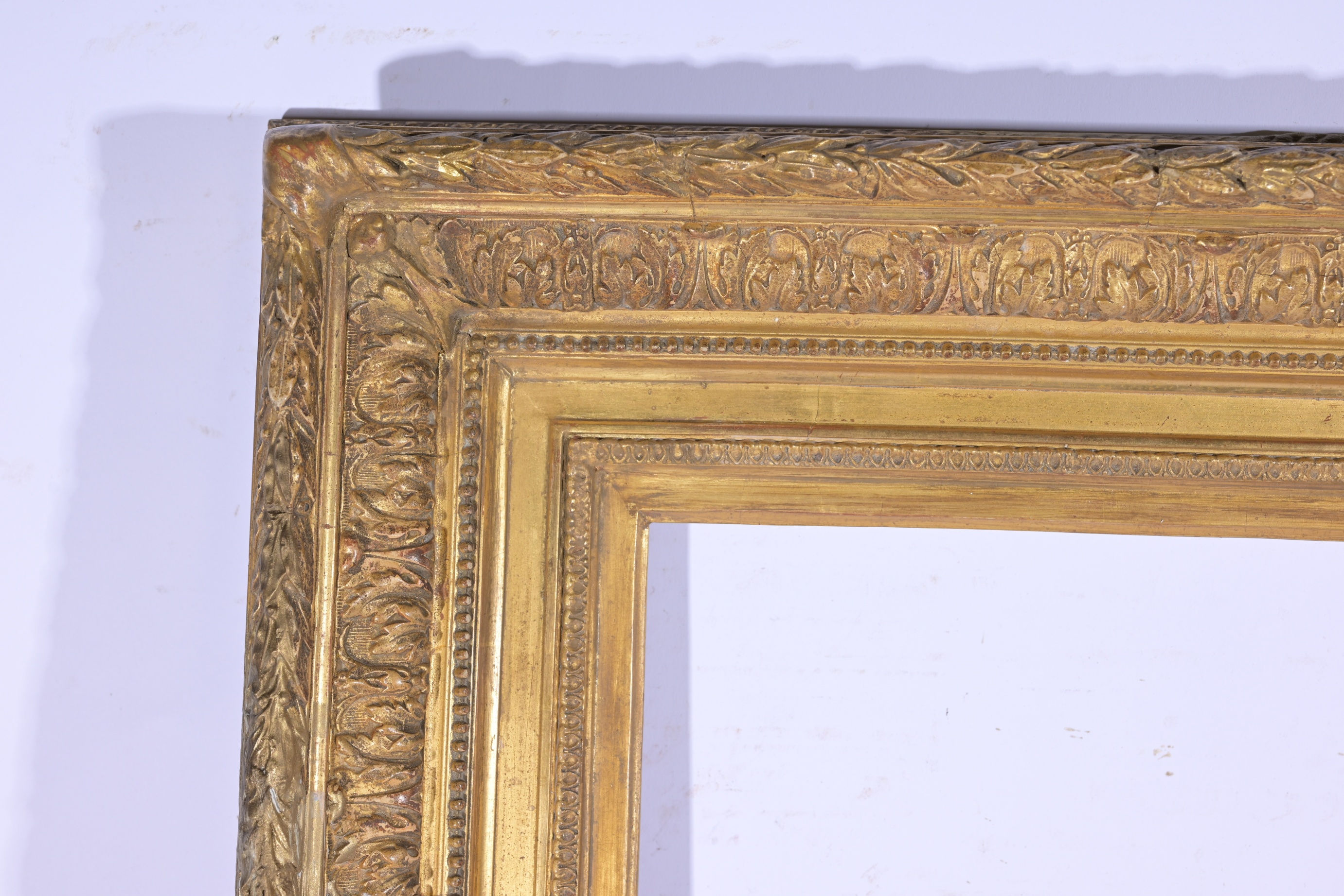 French,19th century Gilt Wood Frame - 28 x 18 - Image 3 of 9