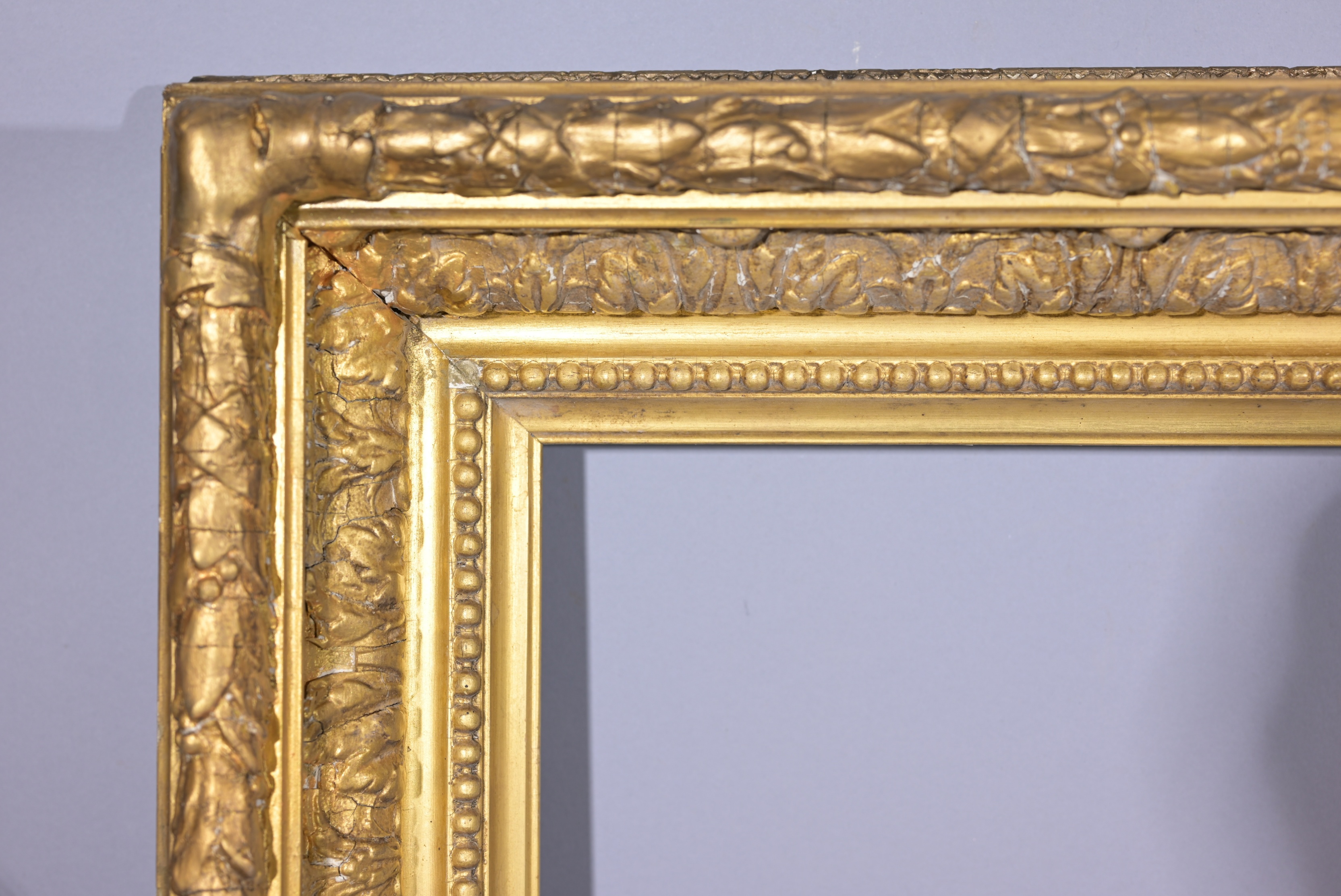 English 1880's Large Gilt Frame - 44 x 34 - Image 3 of 9