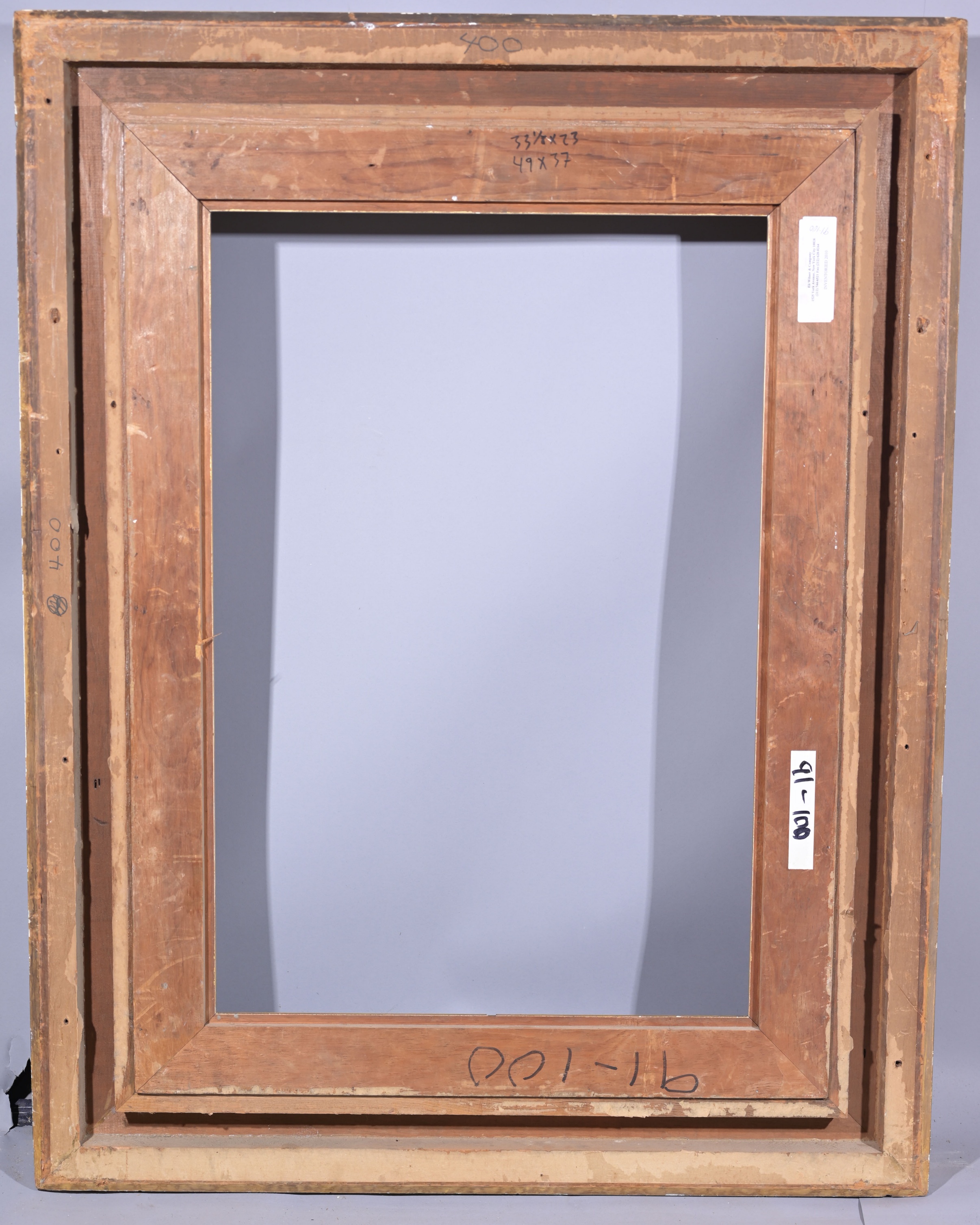 American 1880's Large Gilt Frame - 33 1/8 x 23 - Image 8 of 8