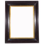 European School Ebonized Frame - 23 1/8 x 17