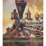 John Swatsley (B. 1937) "Canadian Steam Engine" WC