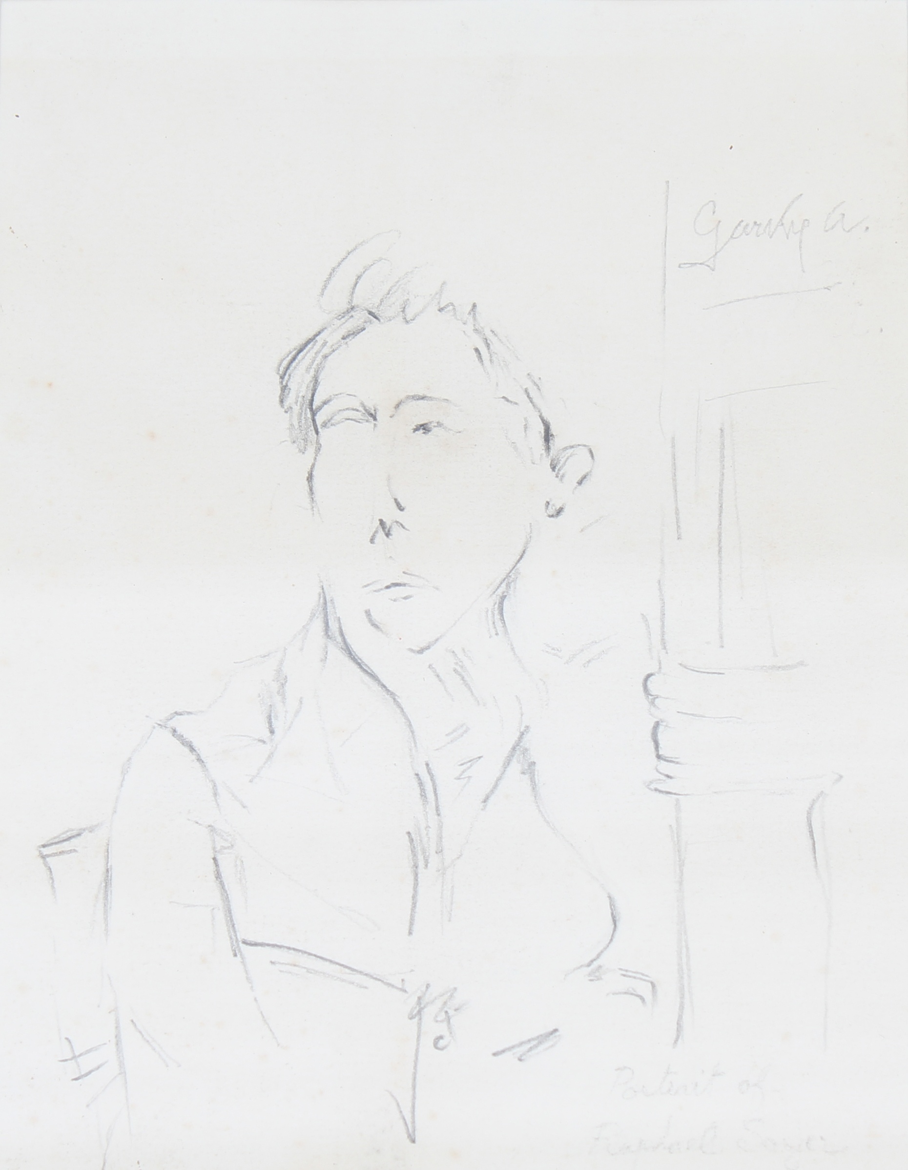 Arshile Gorky (1904-1948) "Raphael Soyer"