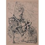 Salvador Dali "El Cid" Etching