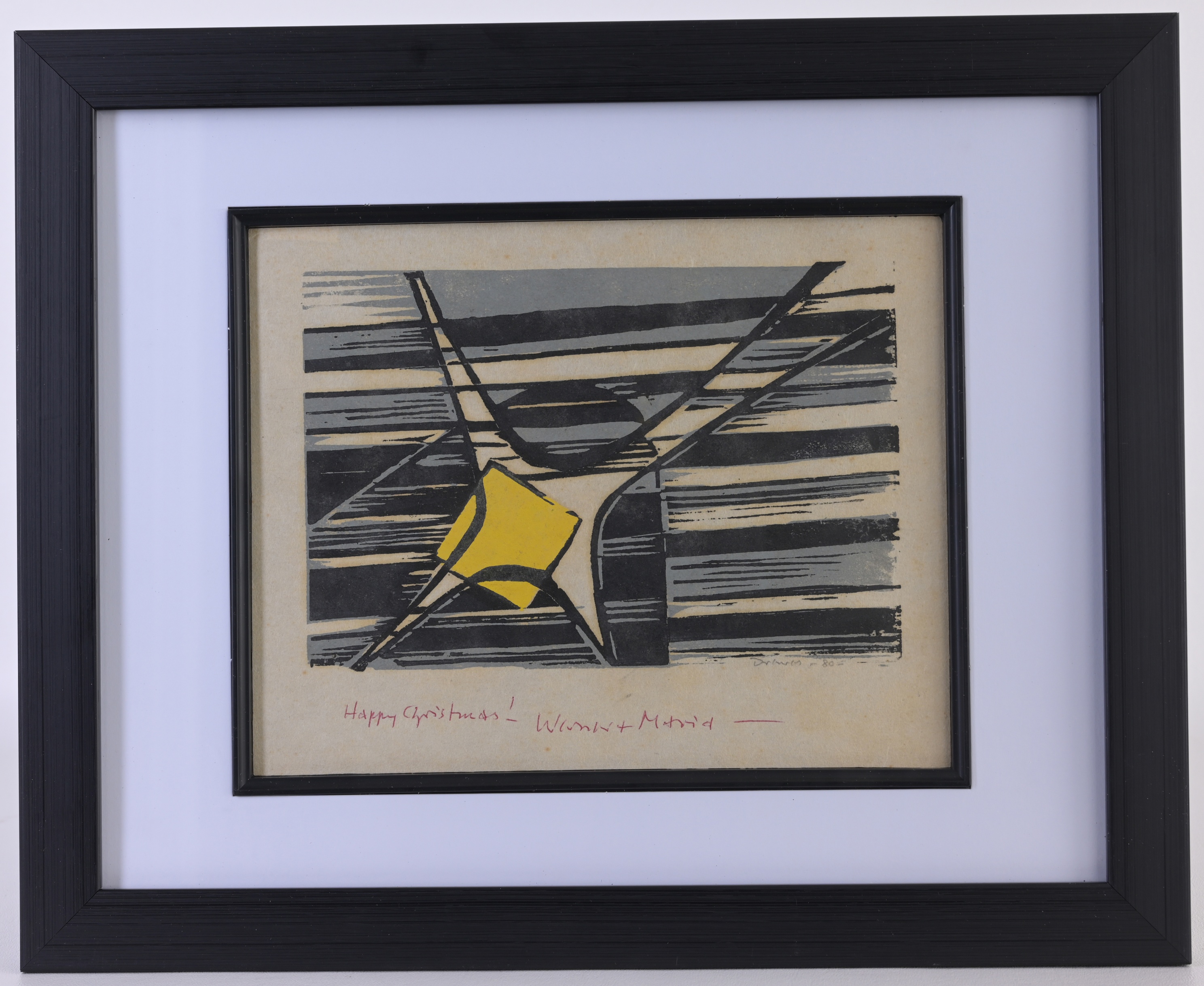 (2) Werner Drewes (1899-1985) Woodblocks - Image 3 of 5