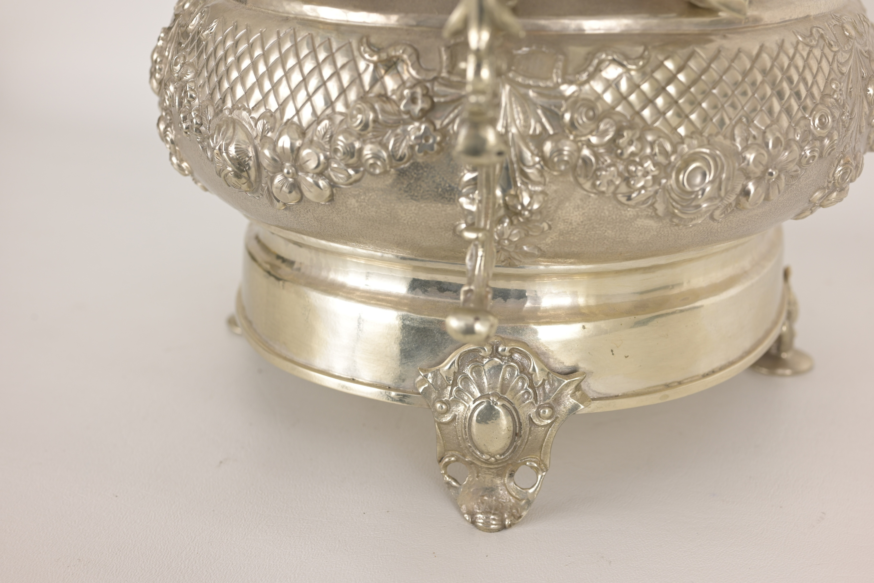 Large Parlayan .900 Silver Centerpiece - Image 5 of 10