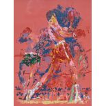 LeRoy Neiman (1921 - 2012) "Red Boxer"