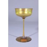 L.C. Tiffany Favrile Stemmed Glass Cup