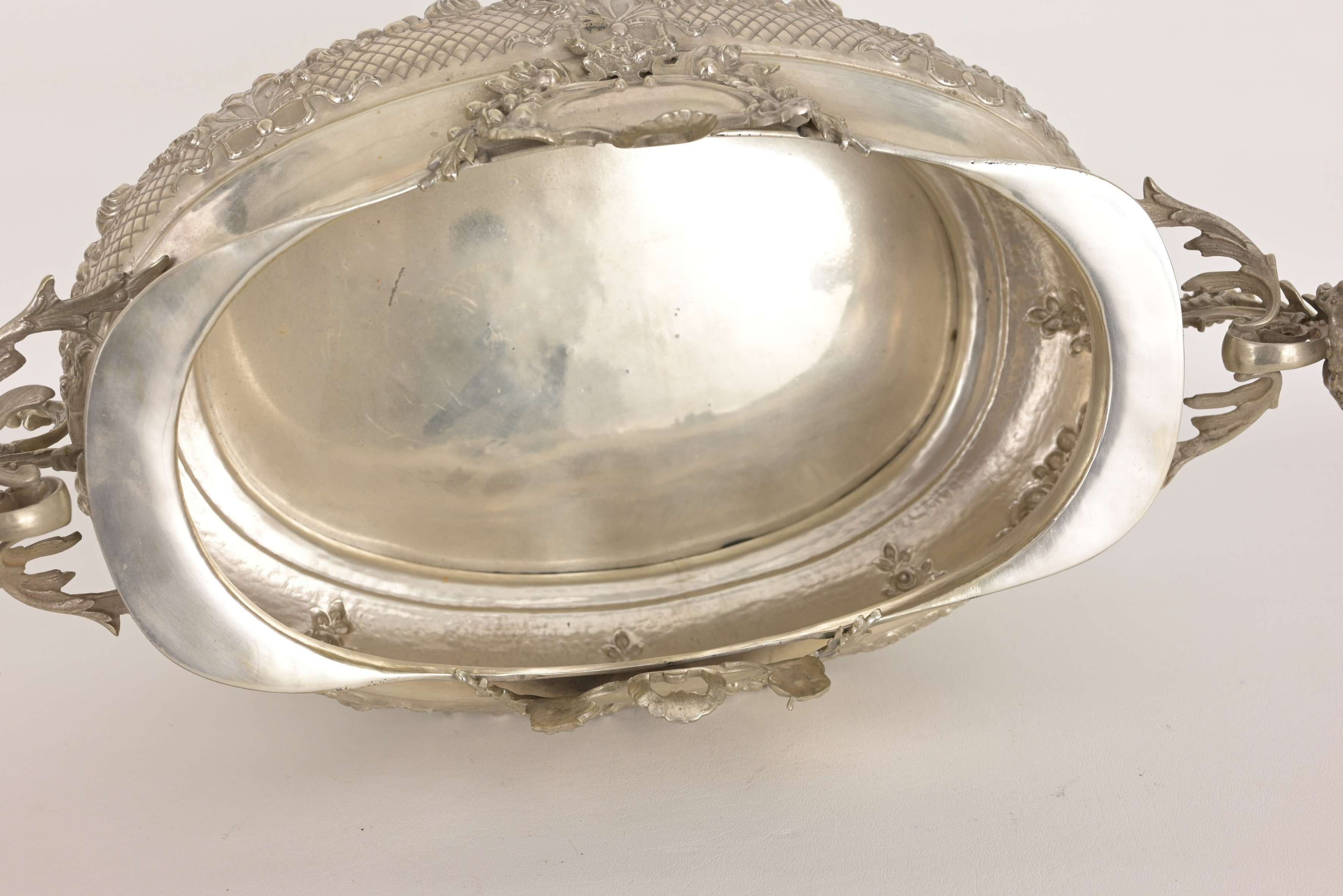 Large Parlayan .900 Silver Centerpiece - Image 7 of 10